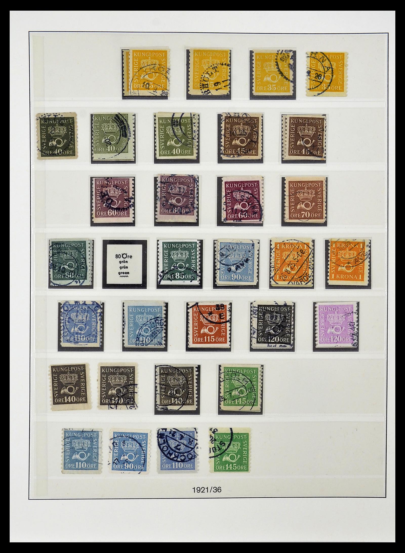 33970 015 - Stamp collection 33970 Sweden 1855-1991.