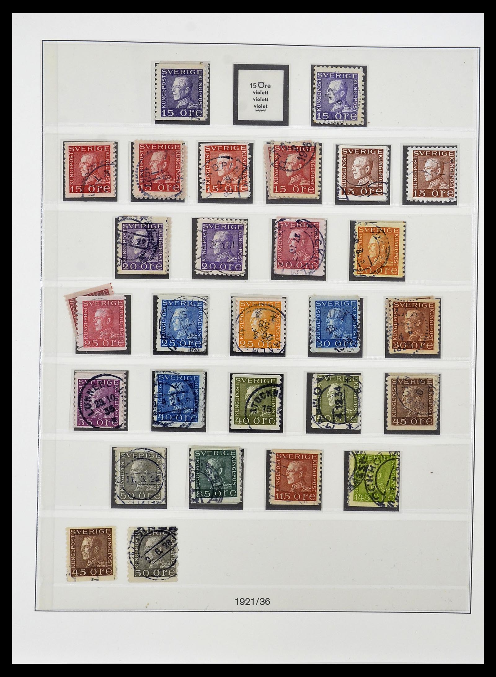 33970 017 - Stamp collection 33970 Sweden 1855-1991.