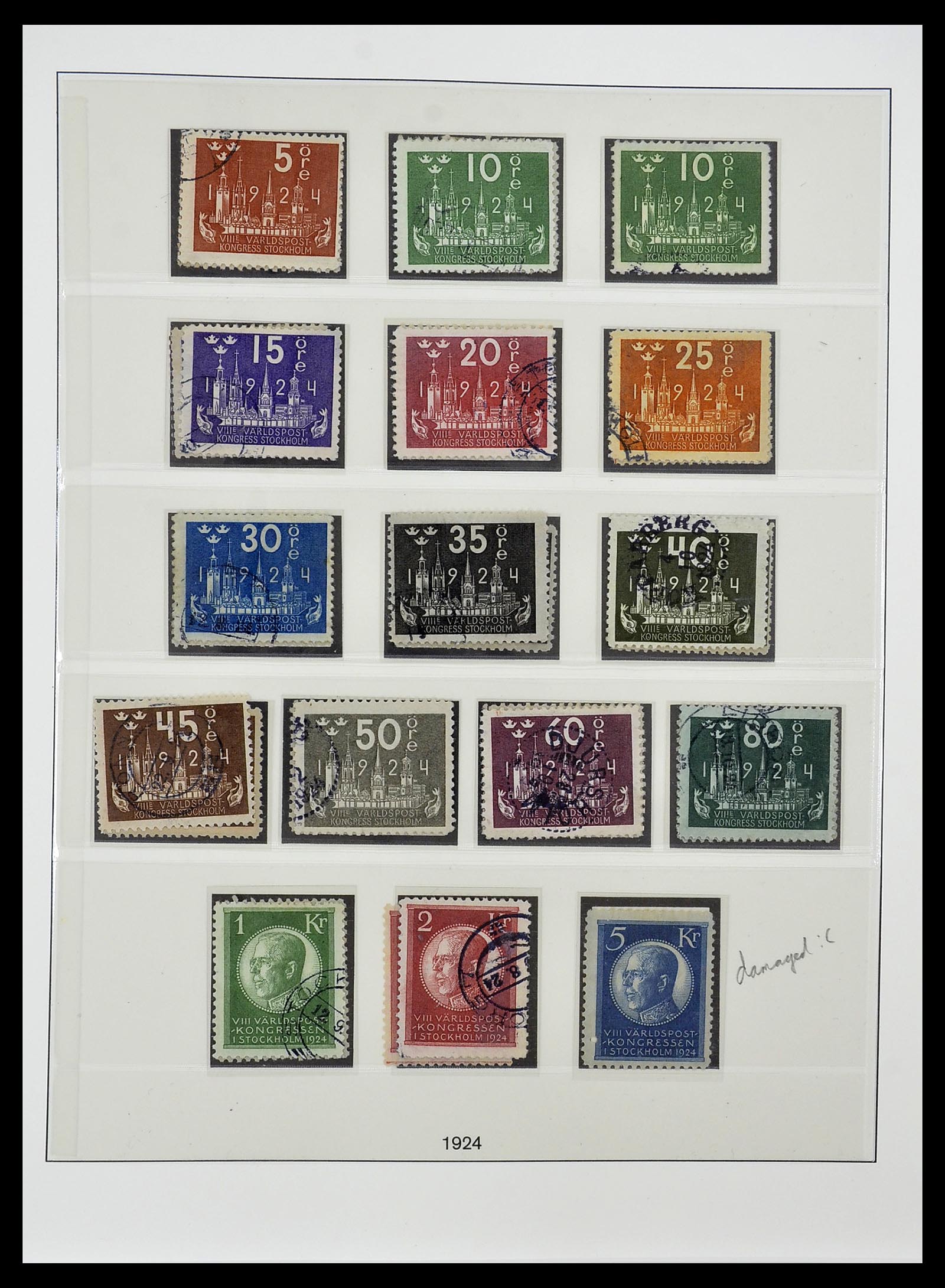 33970 020 - Stamp collection 33970 Sweden 1855-1991.