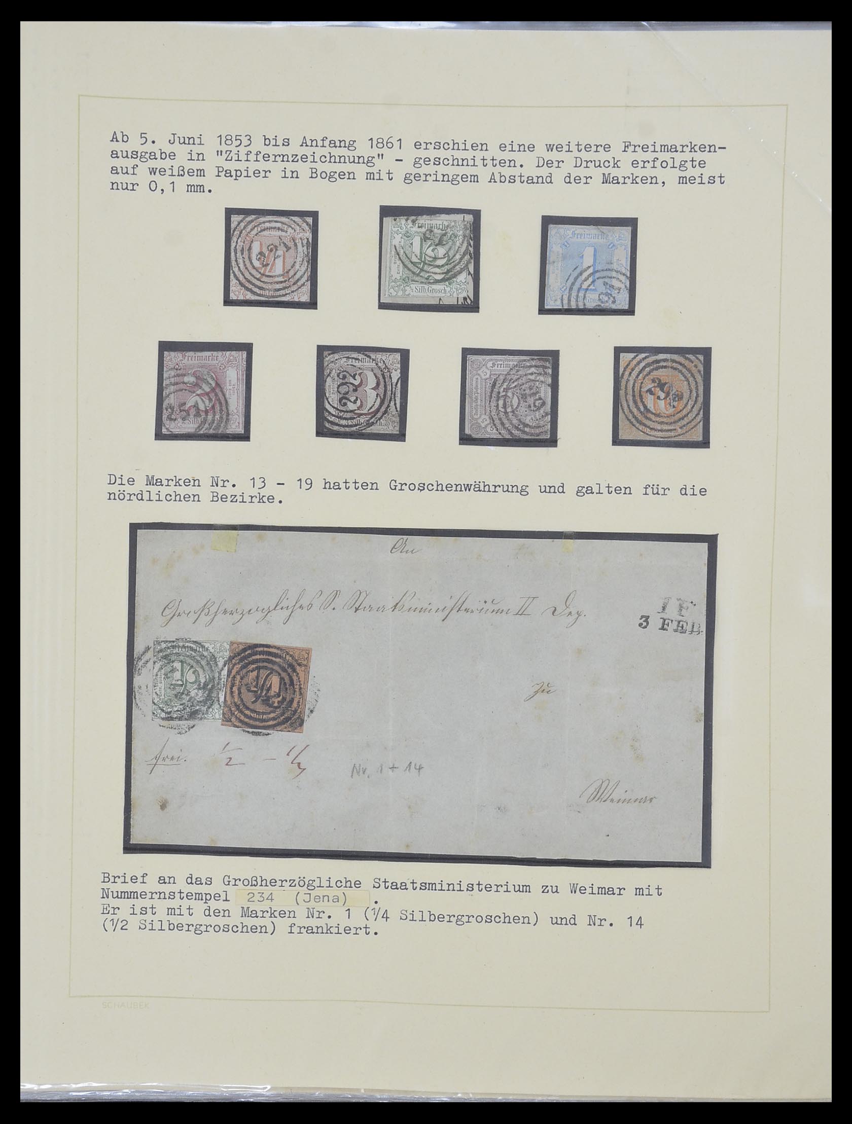 33971 026 - Postzegelverzameling 33971 Thurn & Taxis 1791-1882.