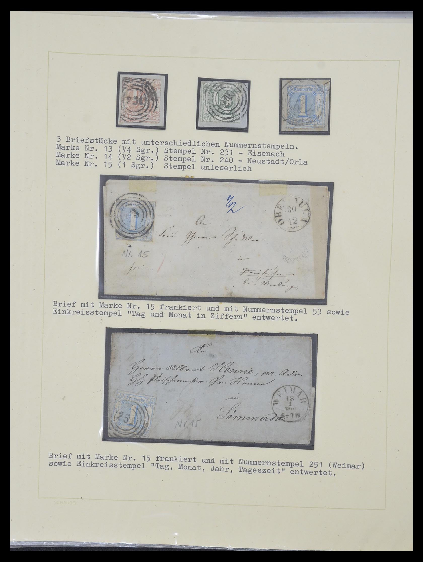 33971 027 - Postzegelverzameling 33971 Thurn & Taxis 1791-1882.