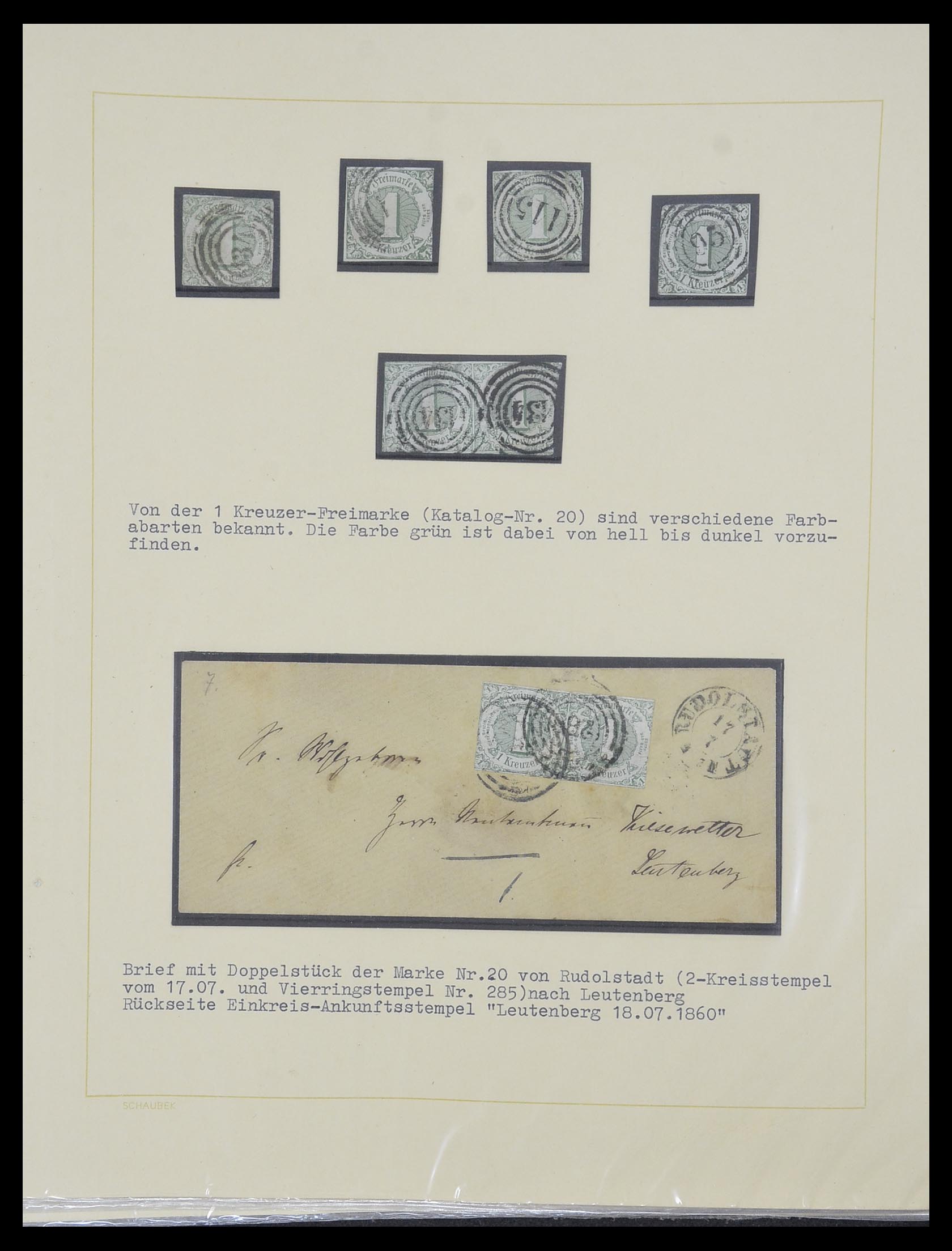 33971 029 - Postzegelverzameling 33971 Thurn & Taxis 1791-1882.