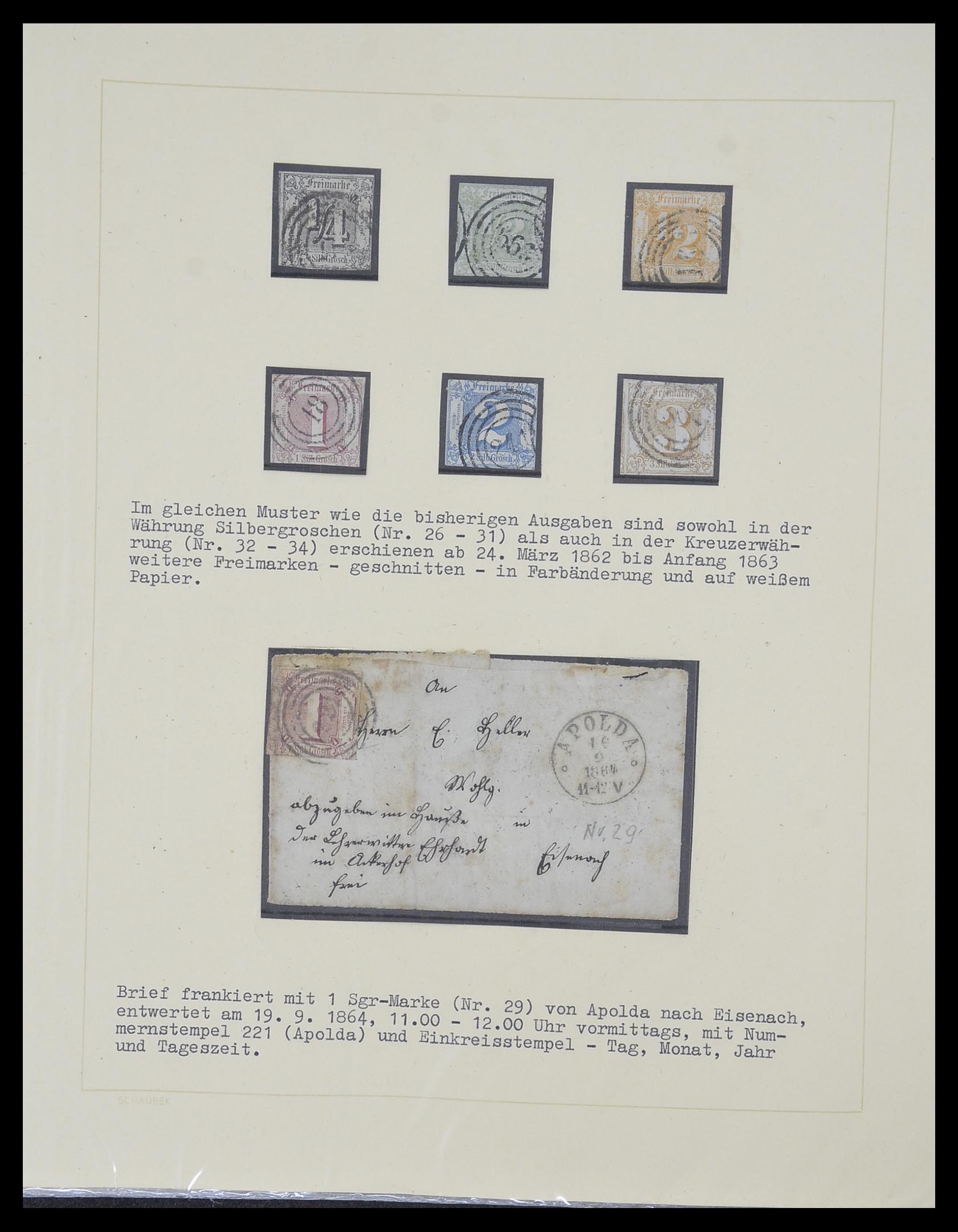 33971 031 - Postzegelverzameling 33971 Thurn & Taxis 1791-1882.