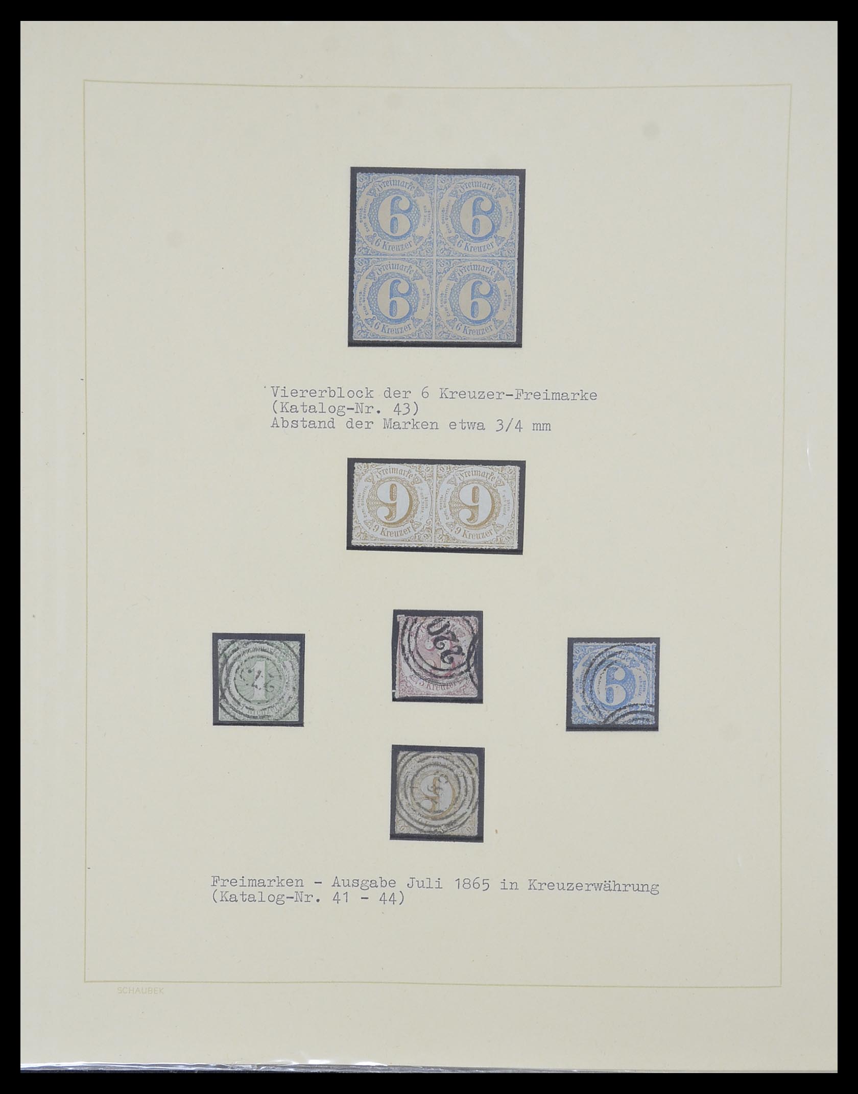 33971 034 - Postzegelverzameling 33971 Thurn & Taxis 1791-1882.