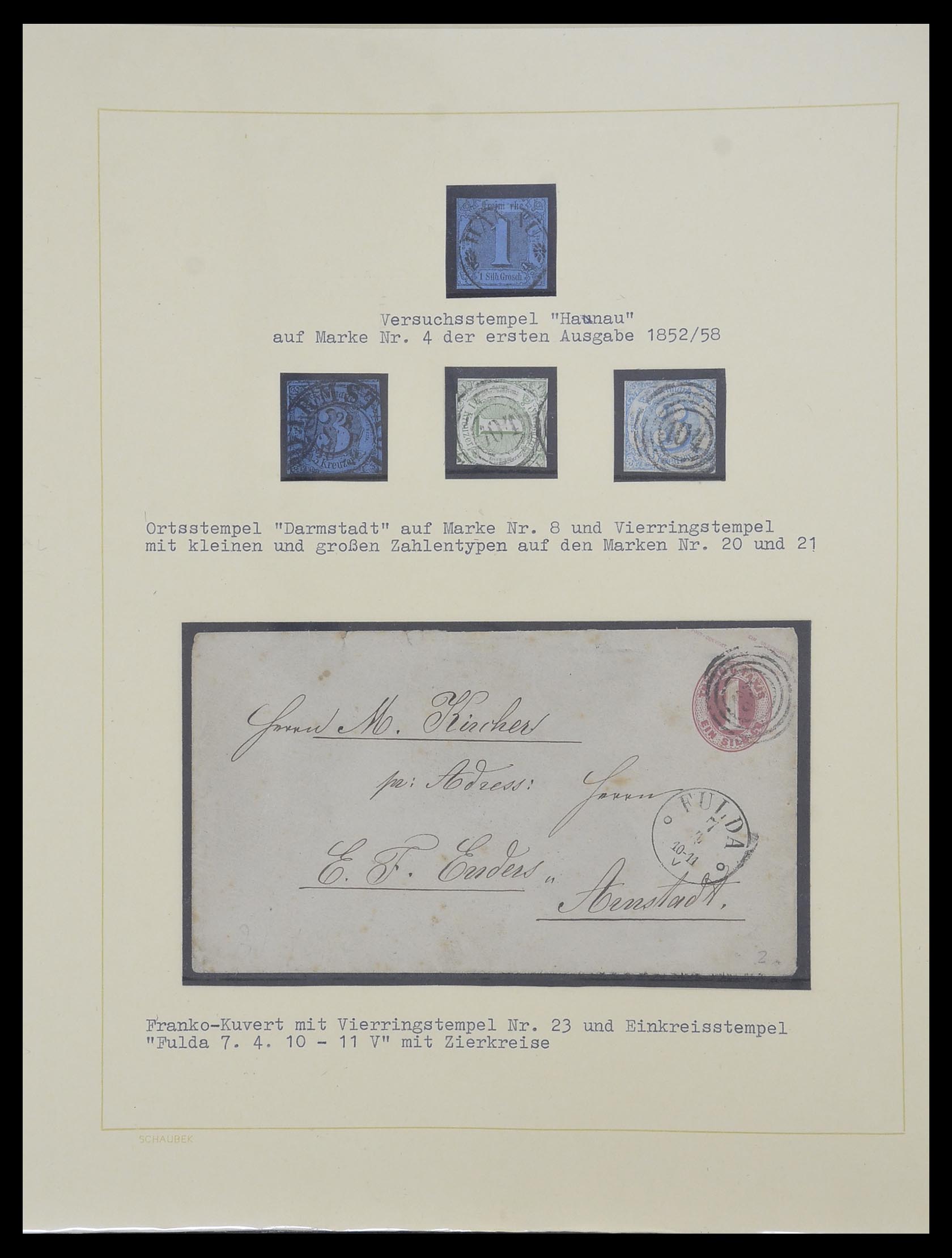33971 042 - Postzegelverzameling 33971 Thurn & Taxis 1791-1882.