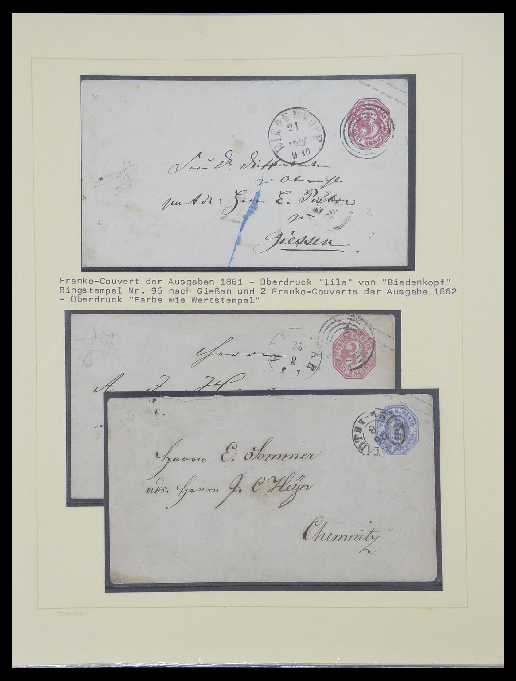 33971 046 - Postzegelverzameling 33971 Thurn & Taxis 1791-1882.