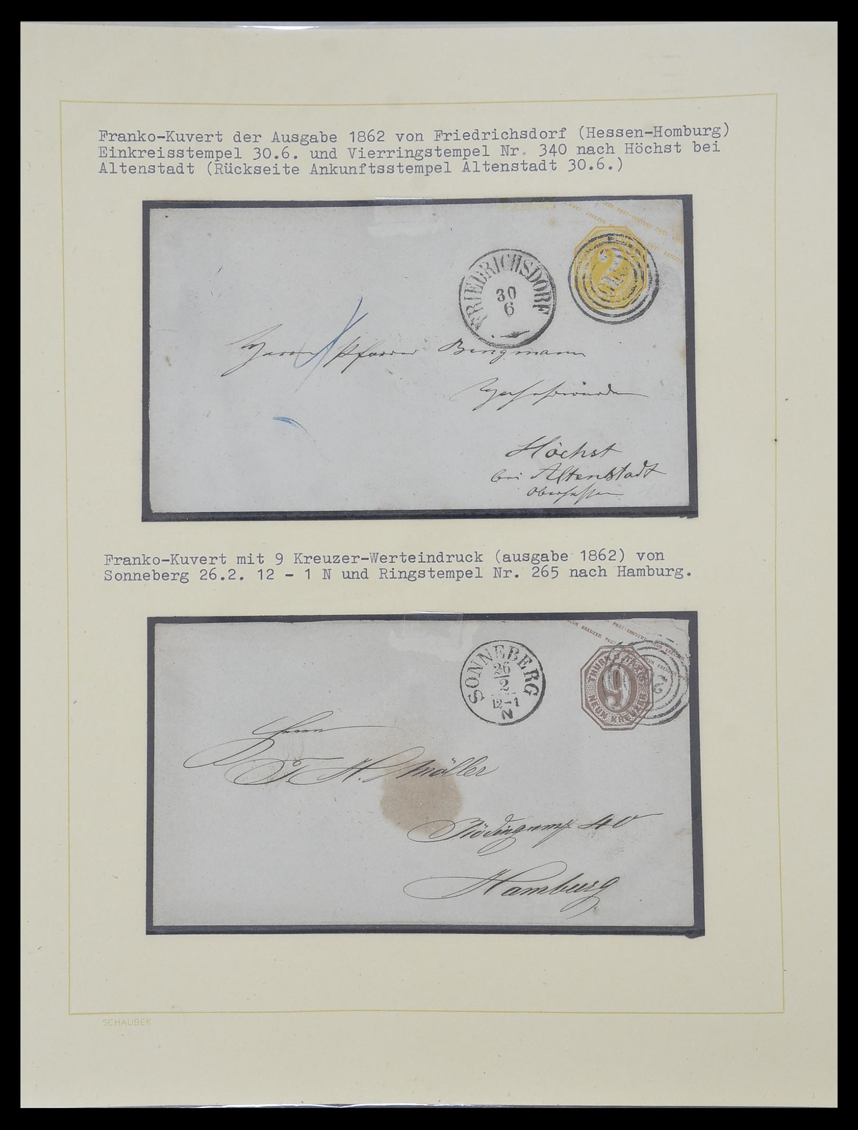 33971 047 - Postzegelverzameling 33971 Thurn & Taxis 1791-1882.