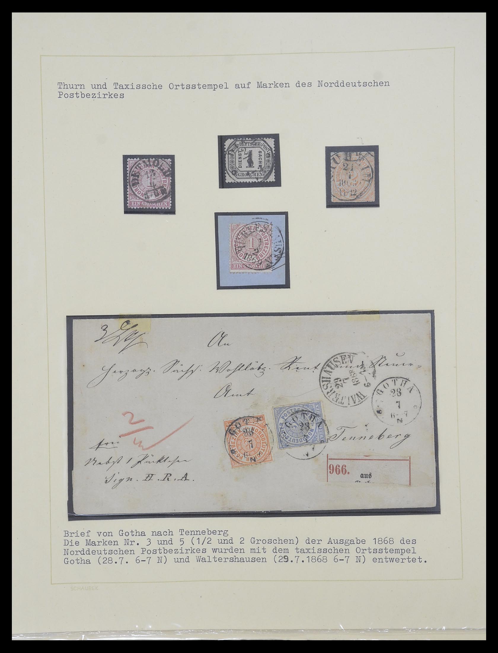 33971 049 - Postzegelverzameling 33971 Thurn & Taxis 1791-1882.