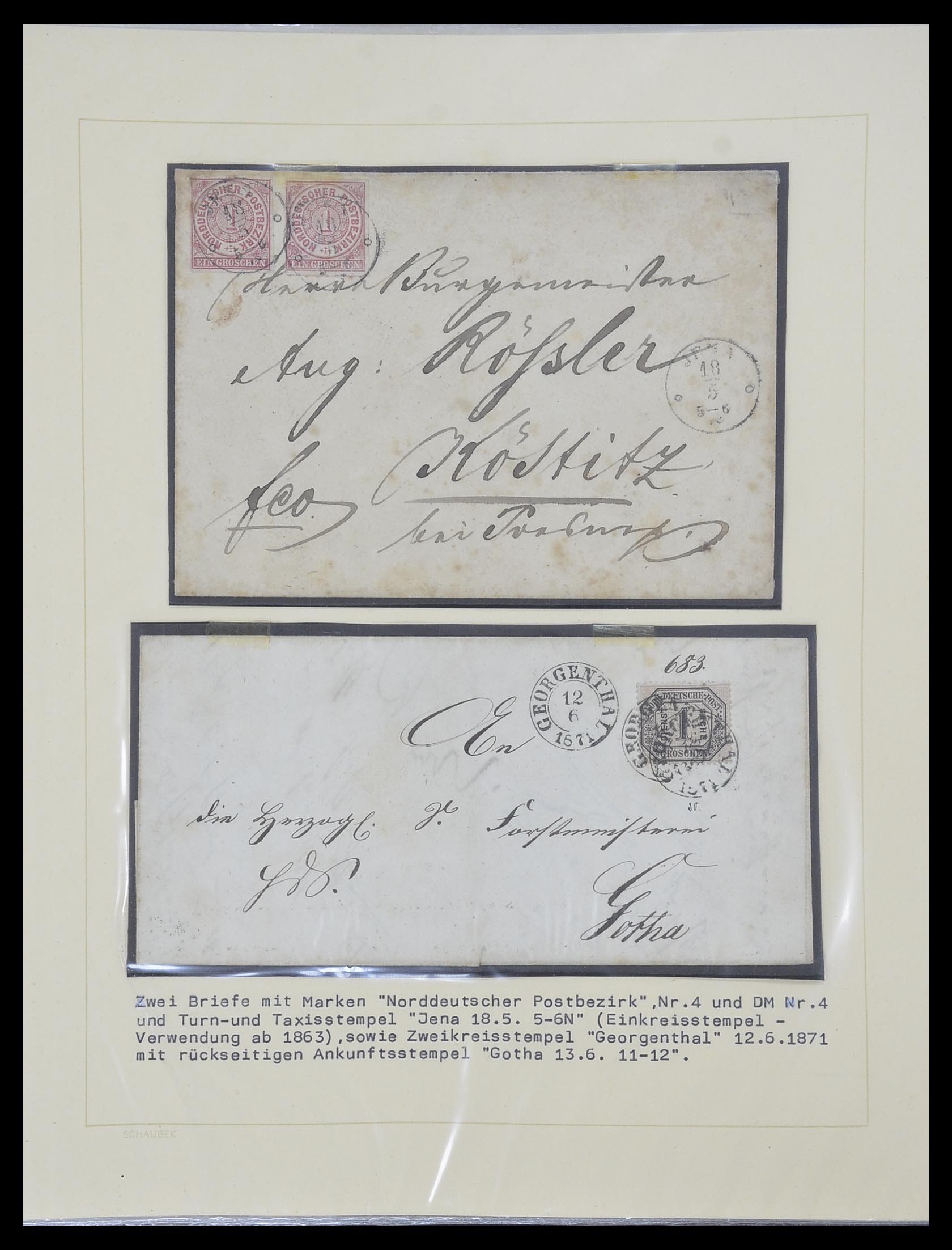 33971 051 - Postzegelverzameling 33971 Thurn & Taxis 1791-1882.