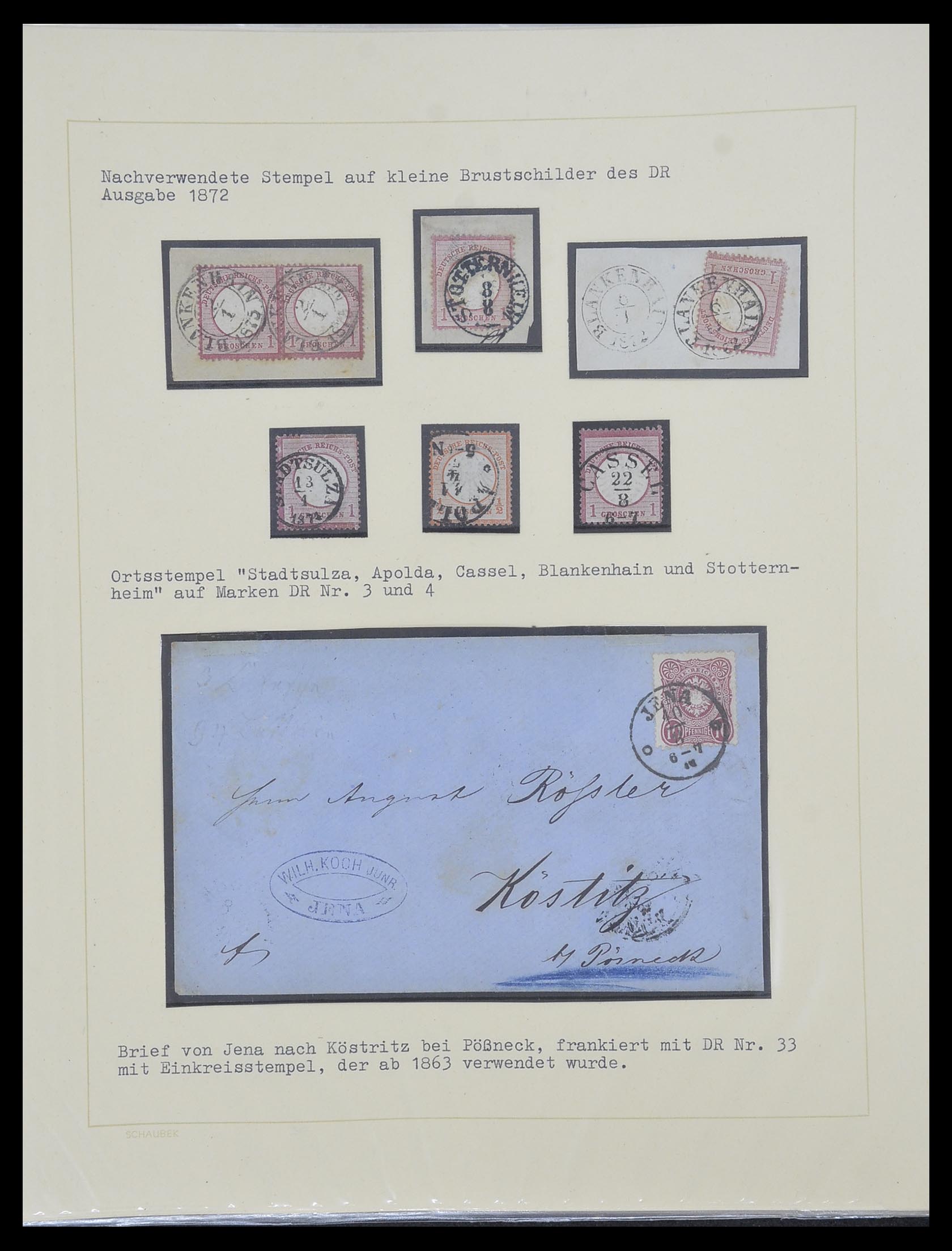 33971 053 - Stamp collection 33971 Thurn & Taxis 1791-1882.