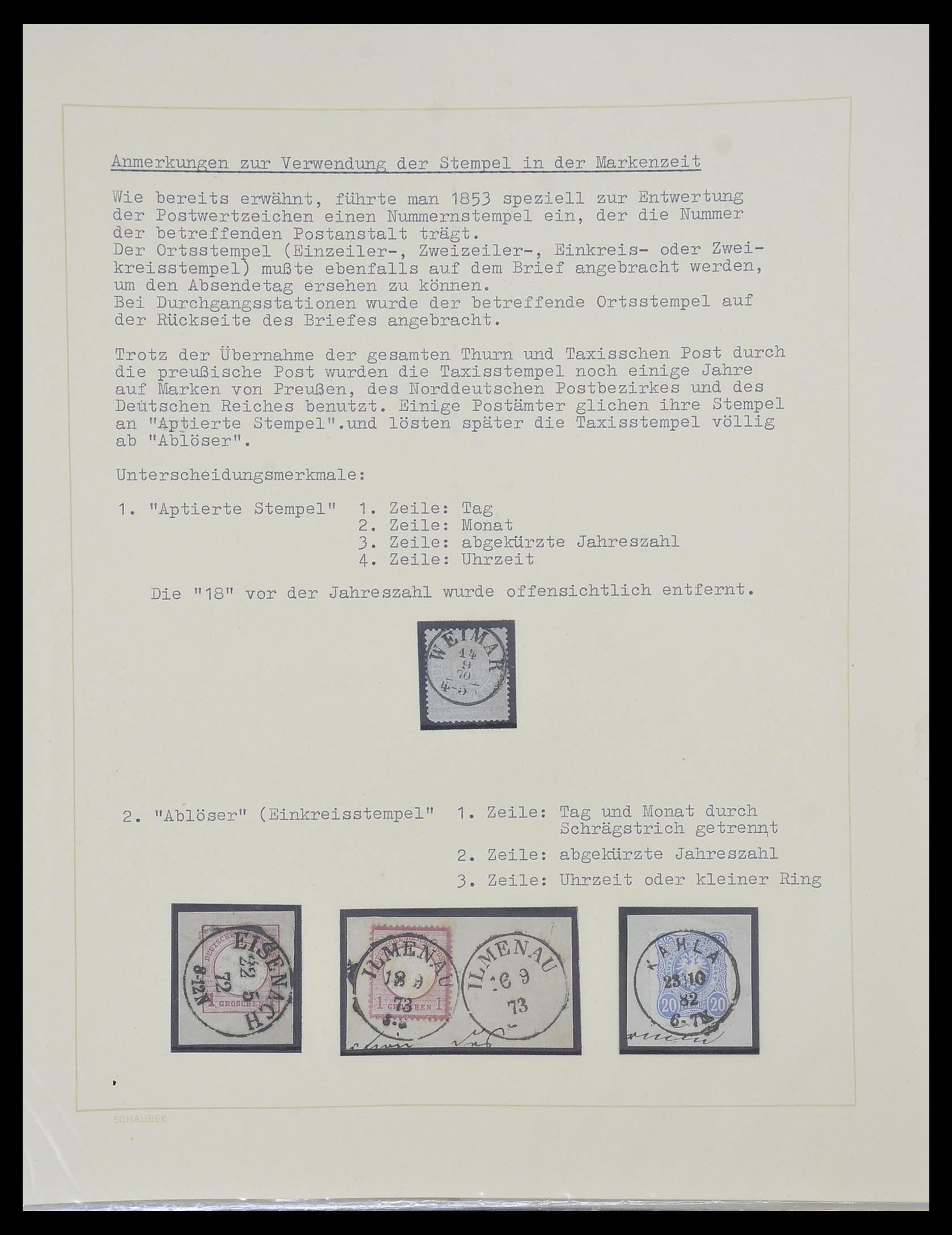 33971 054 - Stamp collection 33971 Thurn & Taxis 1791-1882.