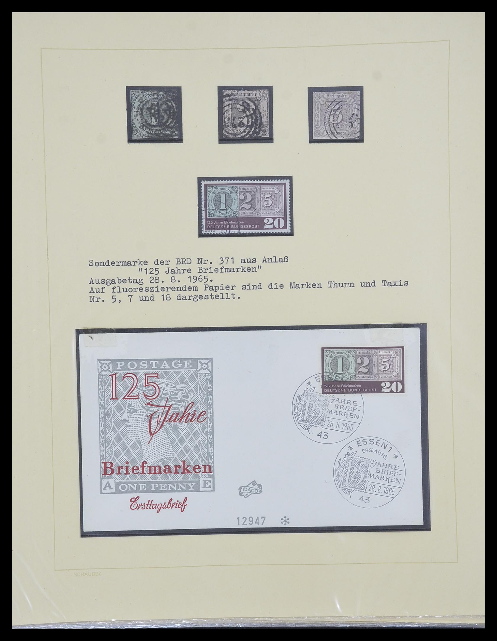 33971 059 - Postzegelverzameling 33971 Thurn & Taxis 1791-1882.