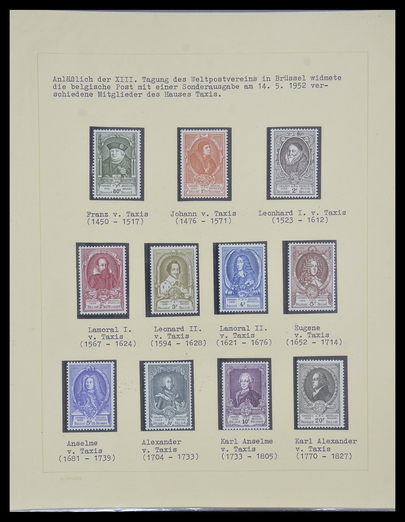 33971 061 - Postzegelverzameling 33971 Thurn & Taxis 1791-1882.
