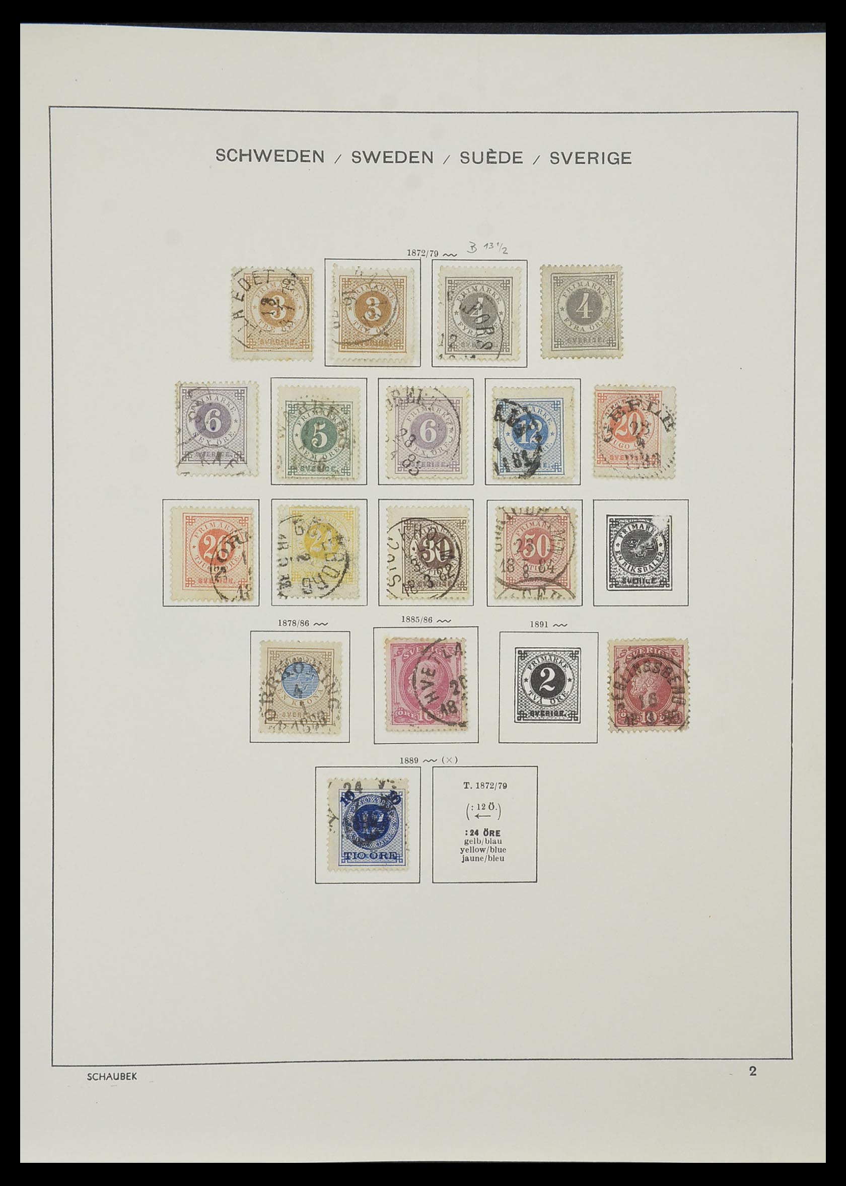 33972 002 - Postzegelverzameling 33972 Wereld 1851-1980.