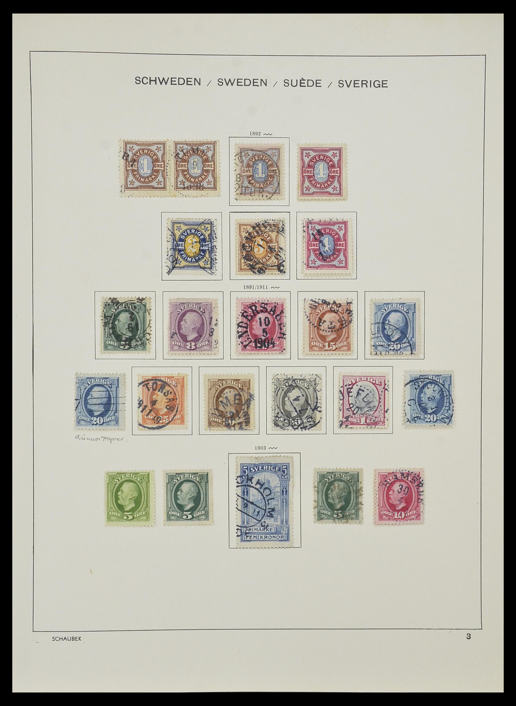 33972 004 - Postzegelverzameling 33972 Wereld 1851-1980.