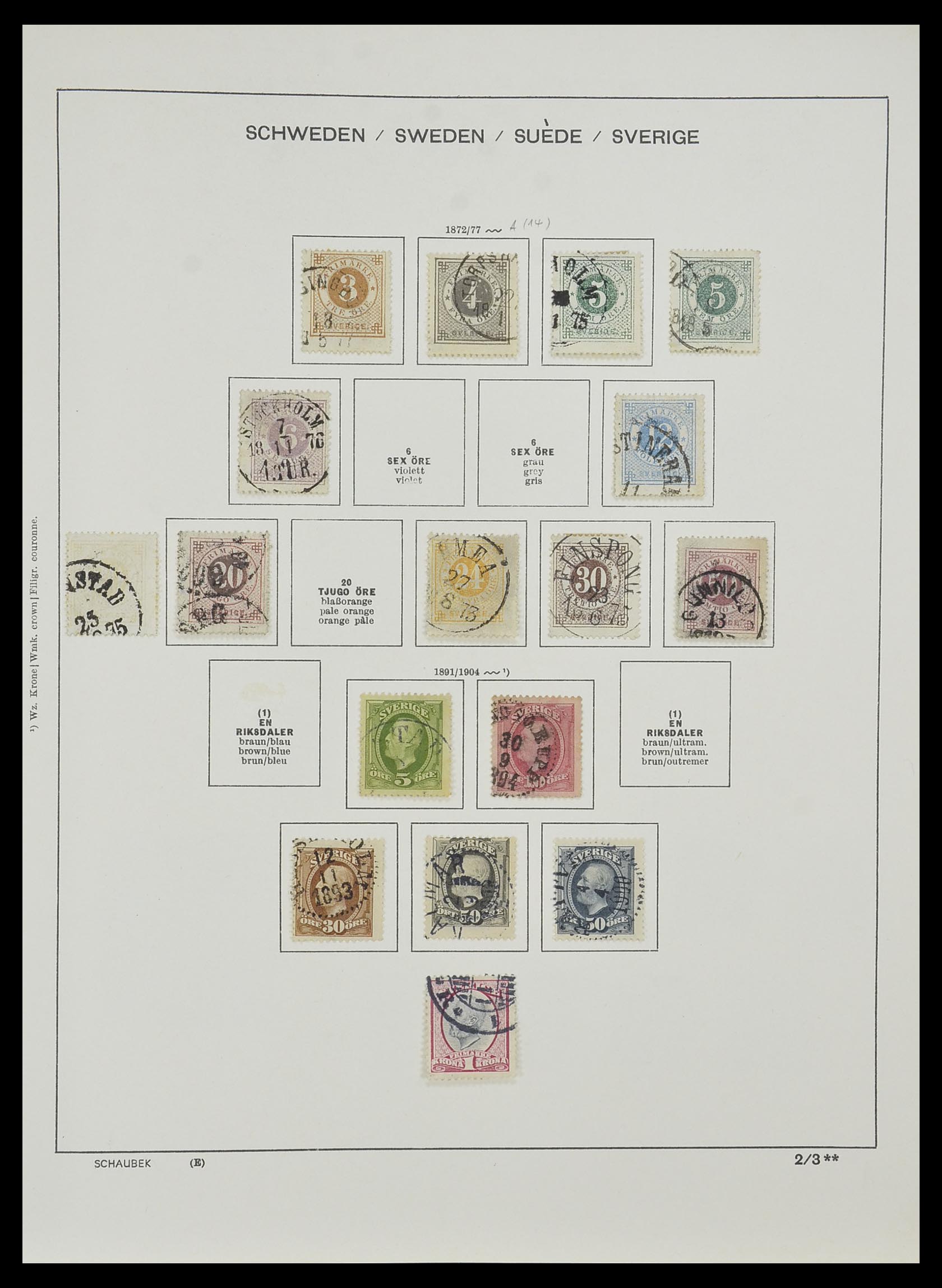 33972 005 - Postzegelverzameling 33972 Wereld 1851-1980.
