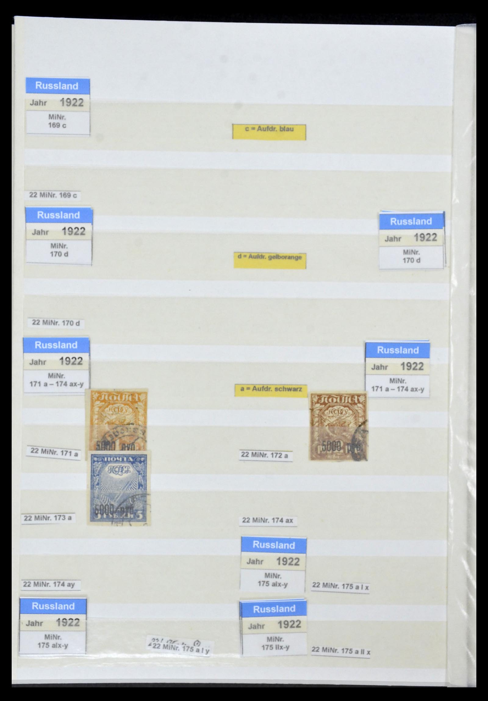 33973 027 - Postzegelverzameling 33973 Rusland 1865-2002.