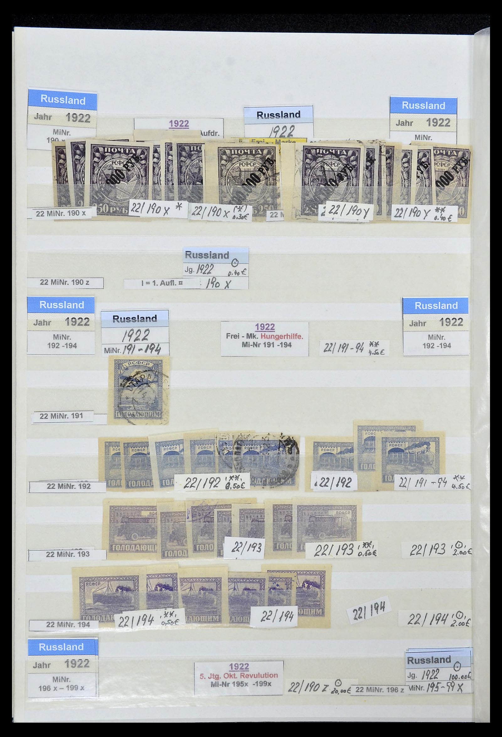 33973 031 - Postzegelverzameling 33973 Rusland 1865-2002.