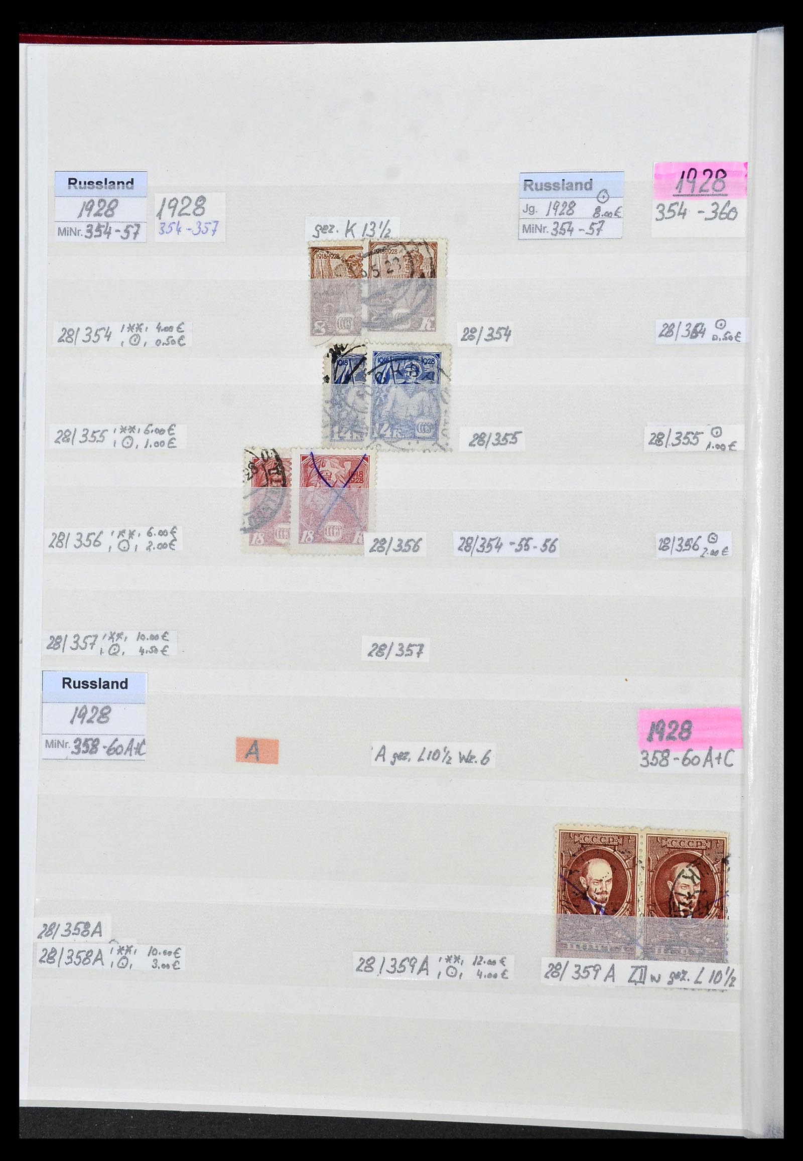 33973 063 - Postzegelverzameling 33973 Rusland 1865-2002.