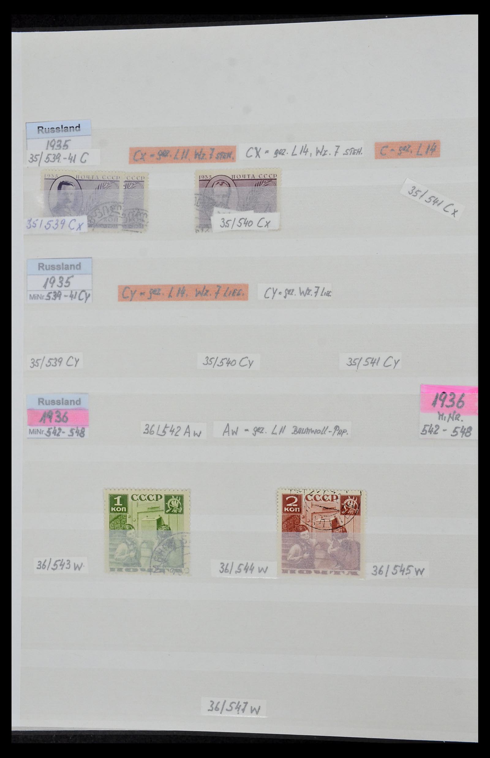 33973 086 - Postzegelverzameling 33973 Rusland 1865-2002.