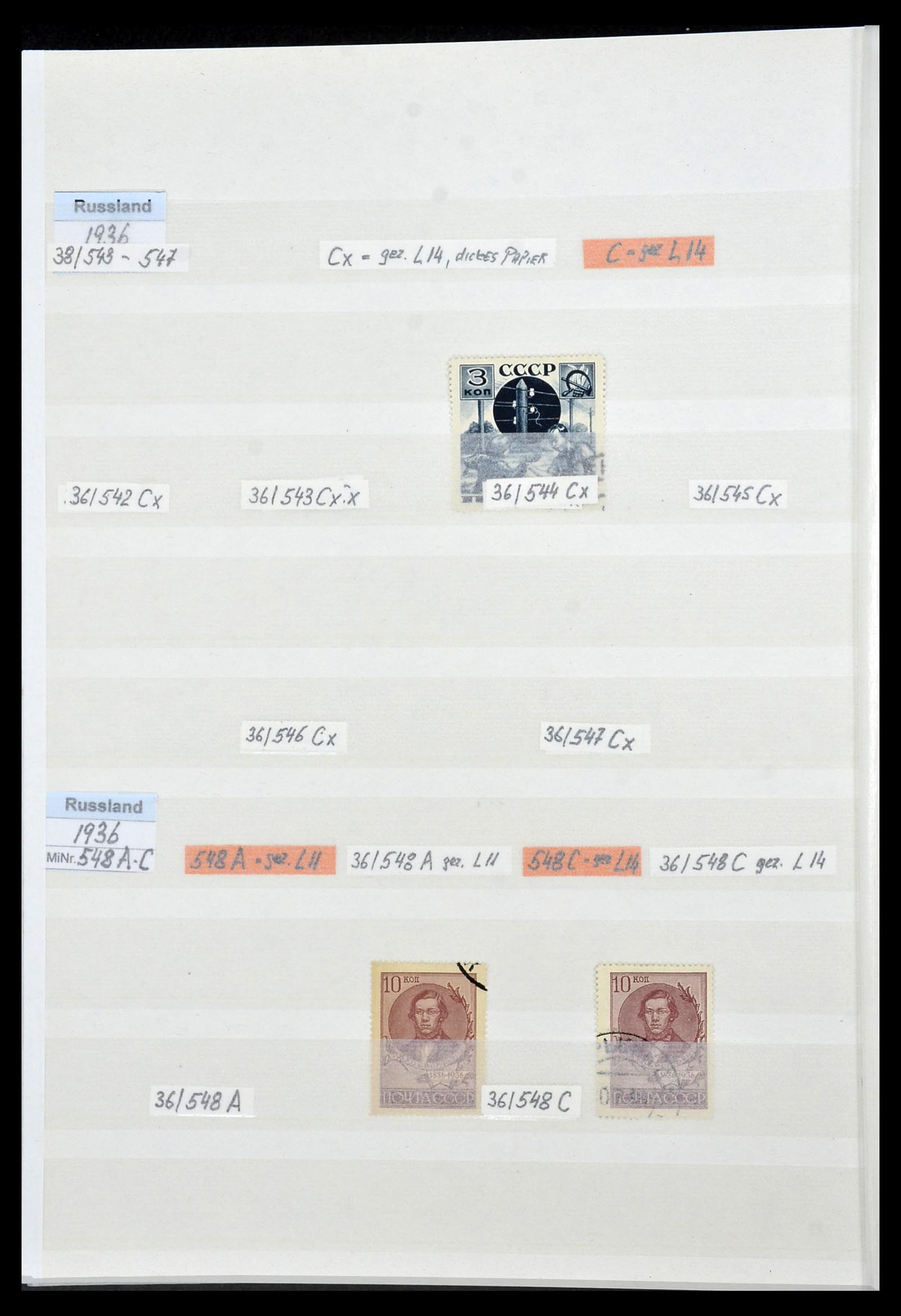 33973 088 - Postzegelverzameling 33973 Rusland 1865-2002.