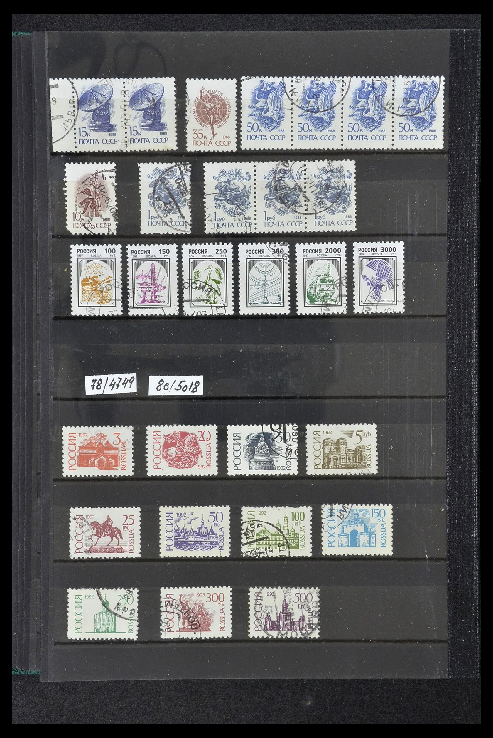 33973 952 - Postzegelverzameling 33973 Rusland 1865-2002.