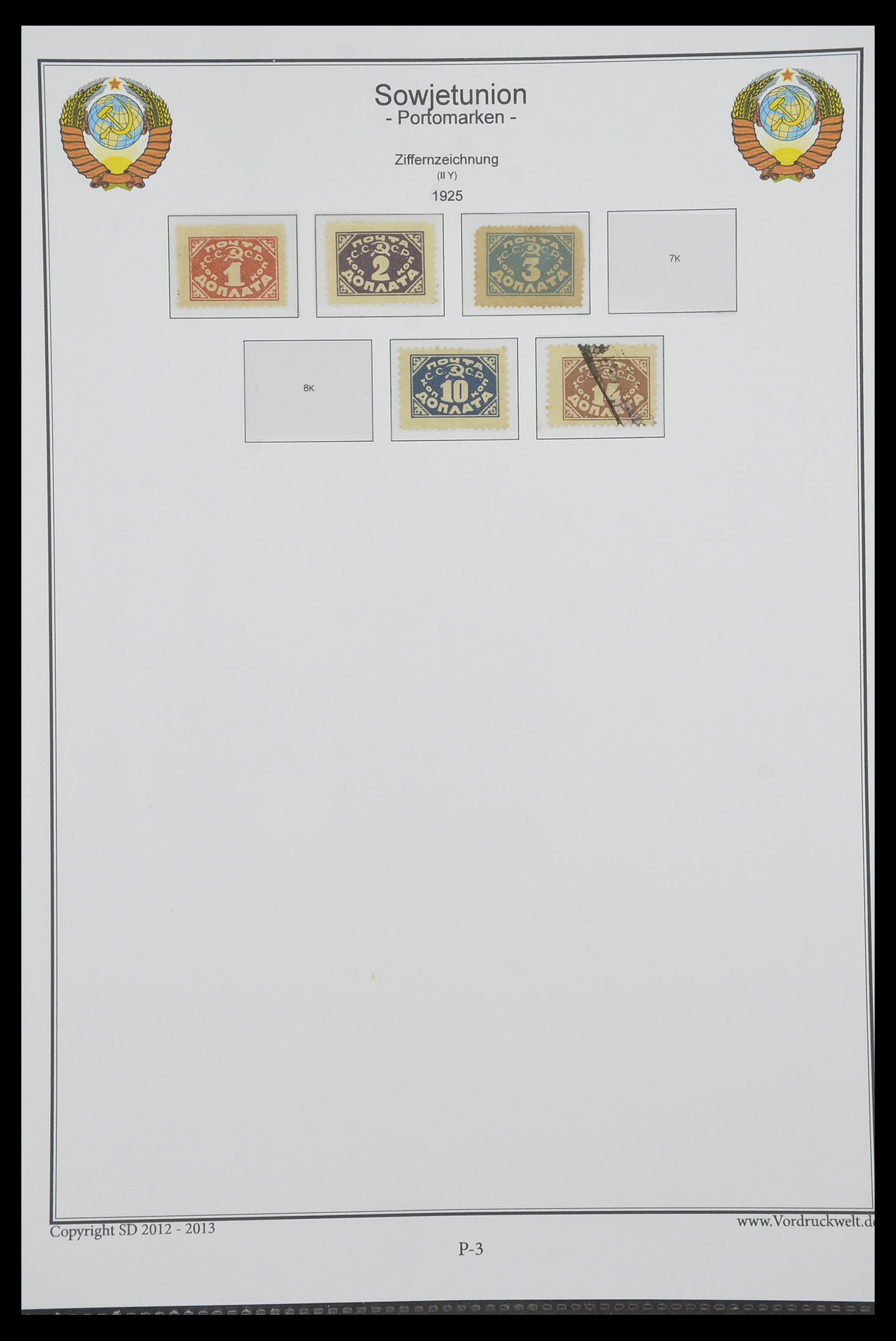 33974 022 - Postzegelverzameling 33974 Rusland 1858-1998.
