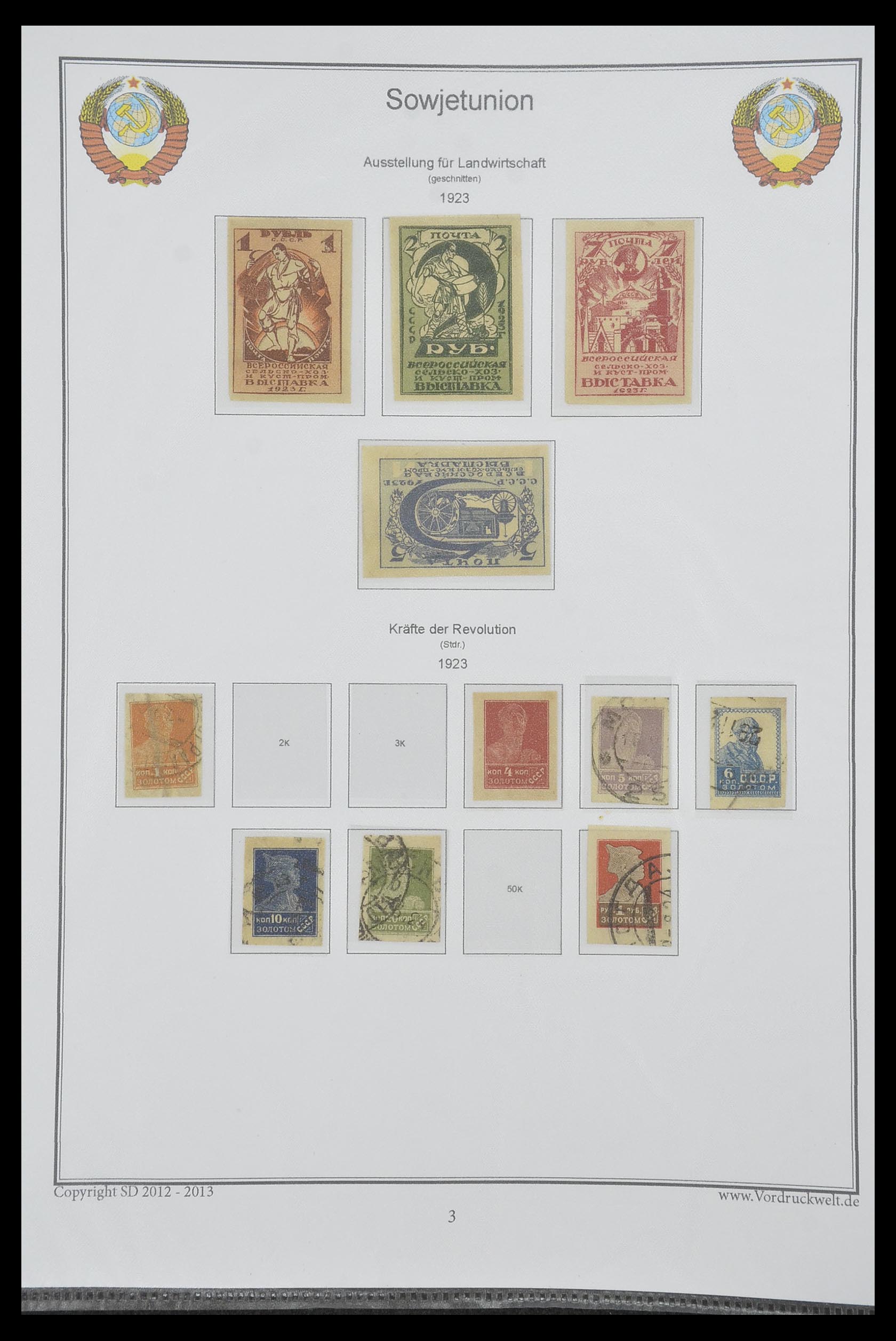 33974 024 - Postzegelverzameling 33974 Rusland 1858-1998.