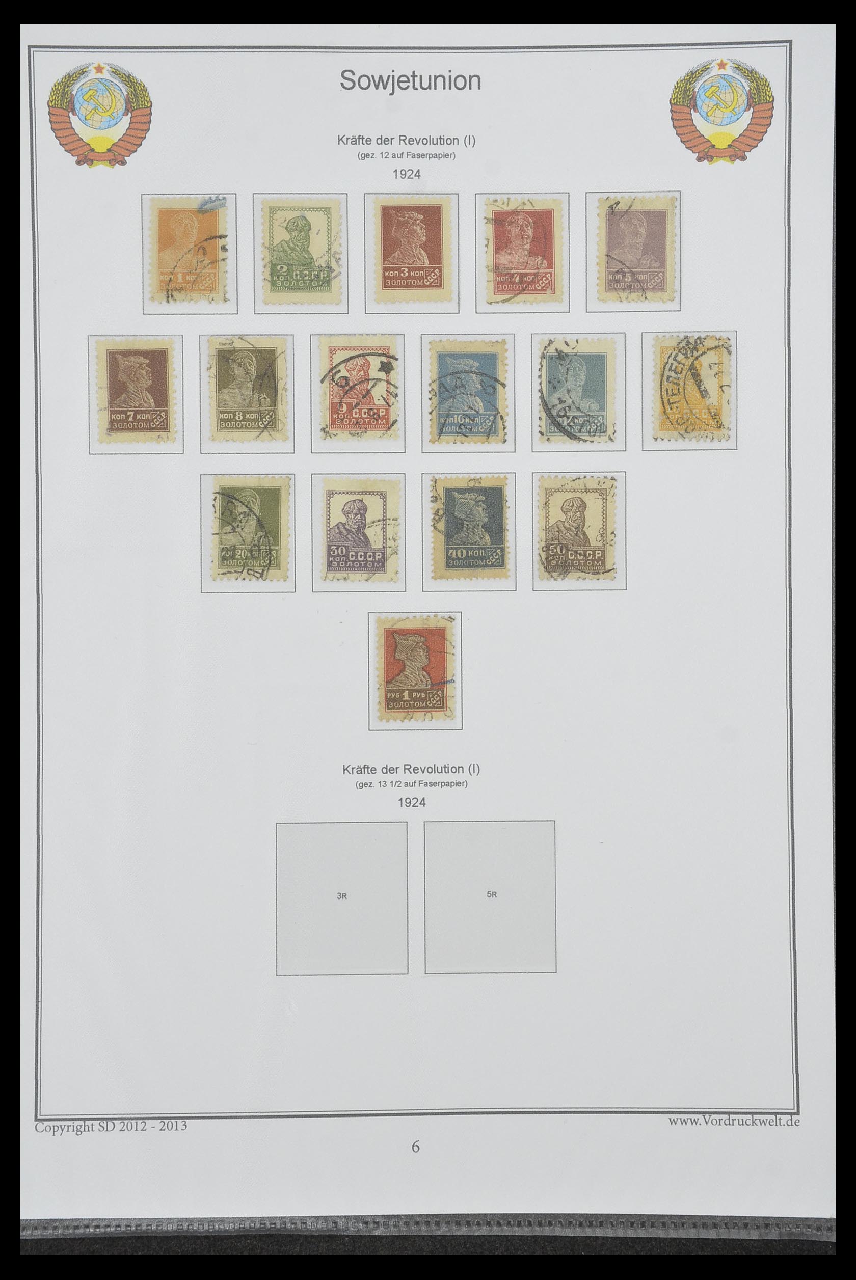 33974 027 - Postzegelverzameling 33974 Rusland 1858-1998.