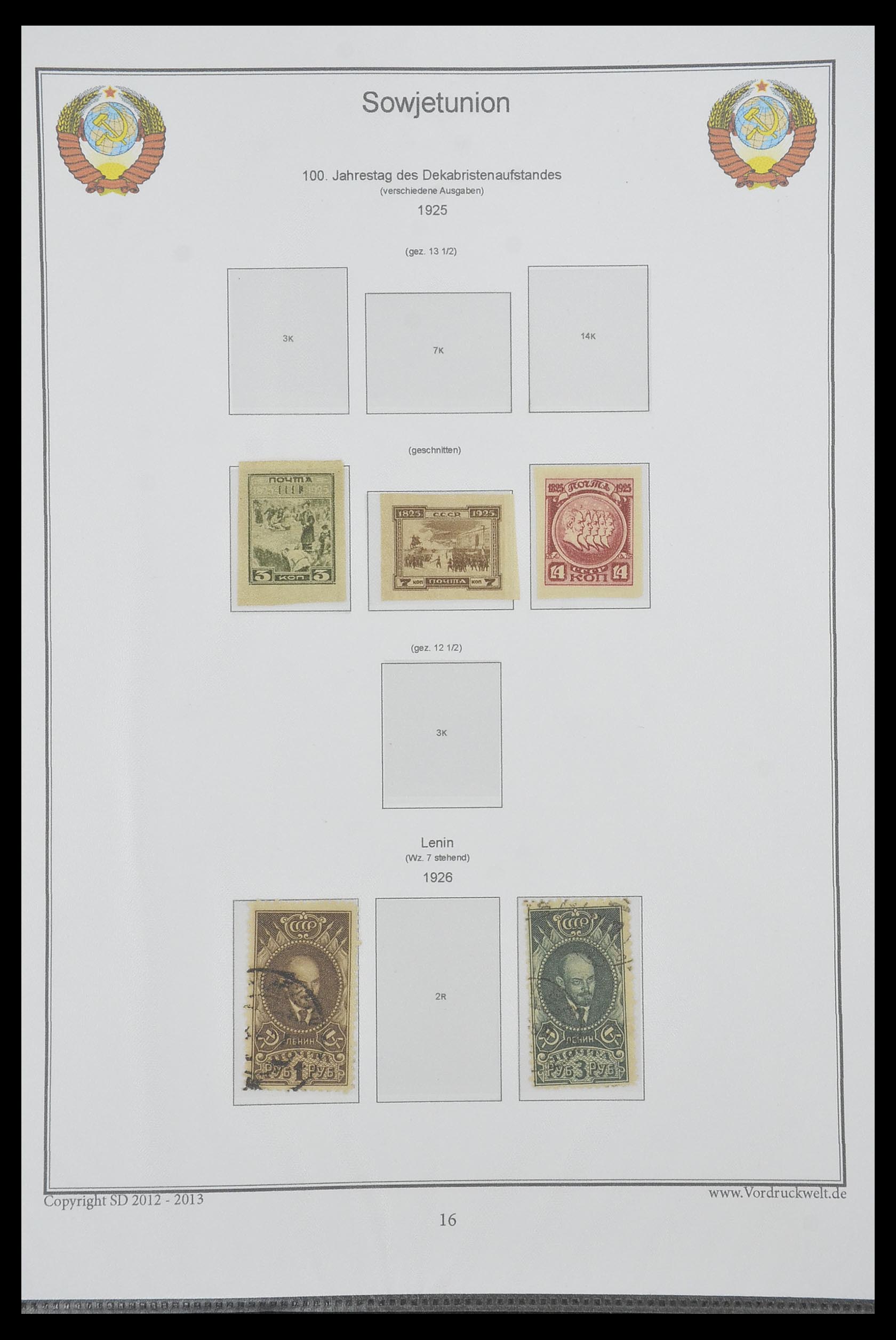 33974 034 - Postzegelverzameling 33974 Rusland 1858-1998.