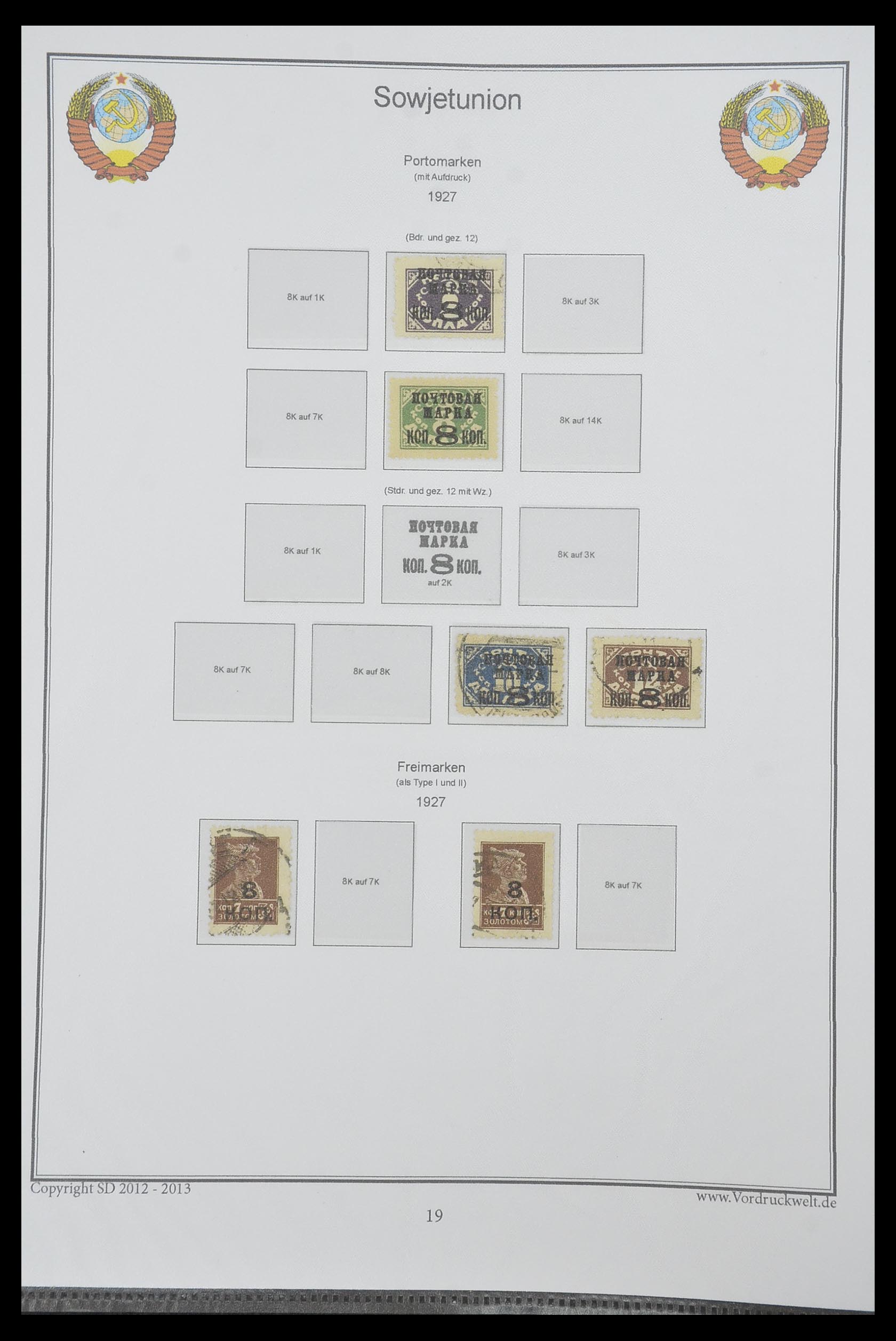 33974 037 - Postzegelverzameling 33974 Rusland 1858-1998.