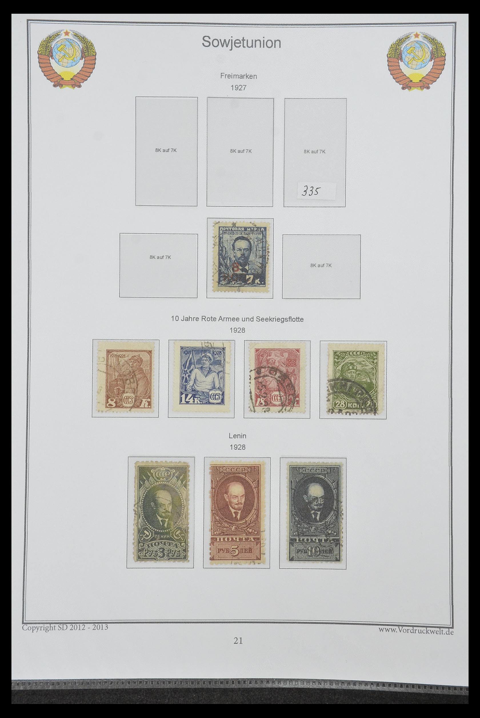 33974 039 - Postzegelverzameling 33974 Rusland 1858-1998.