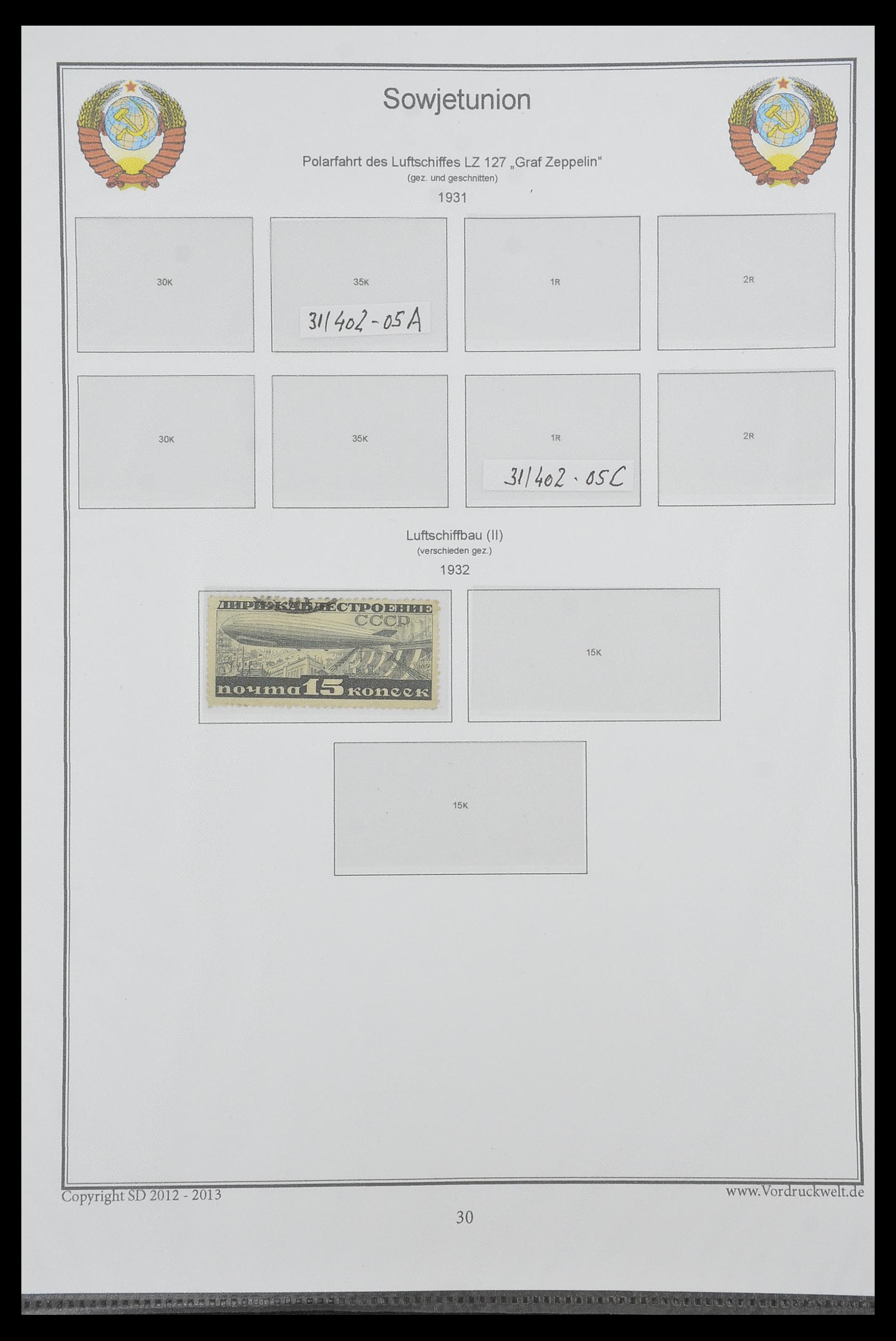 33974 047 - Stamp collection 33974 Russia 1858-1998.