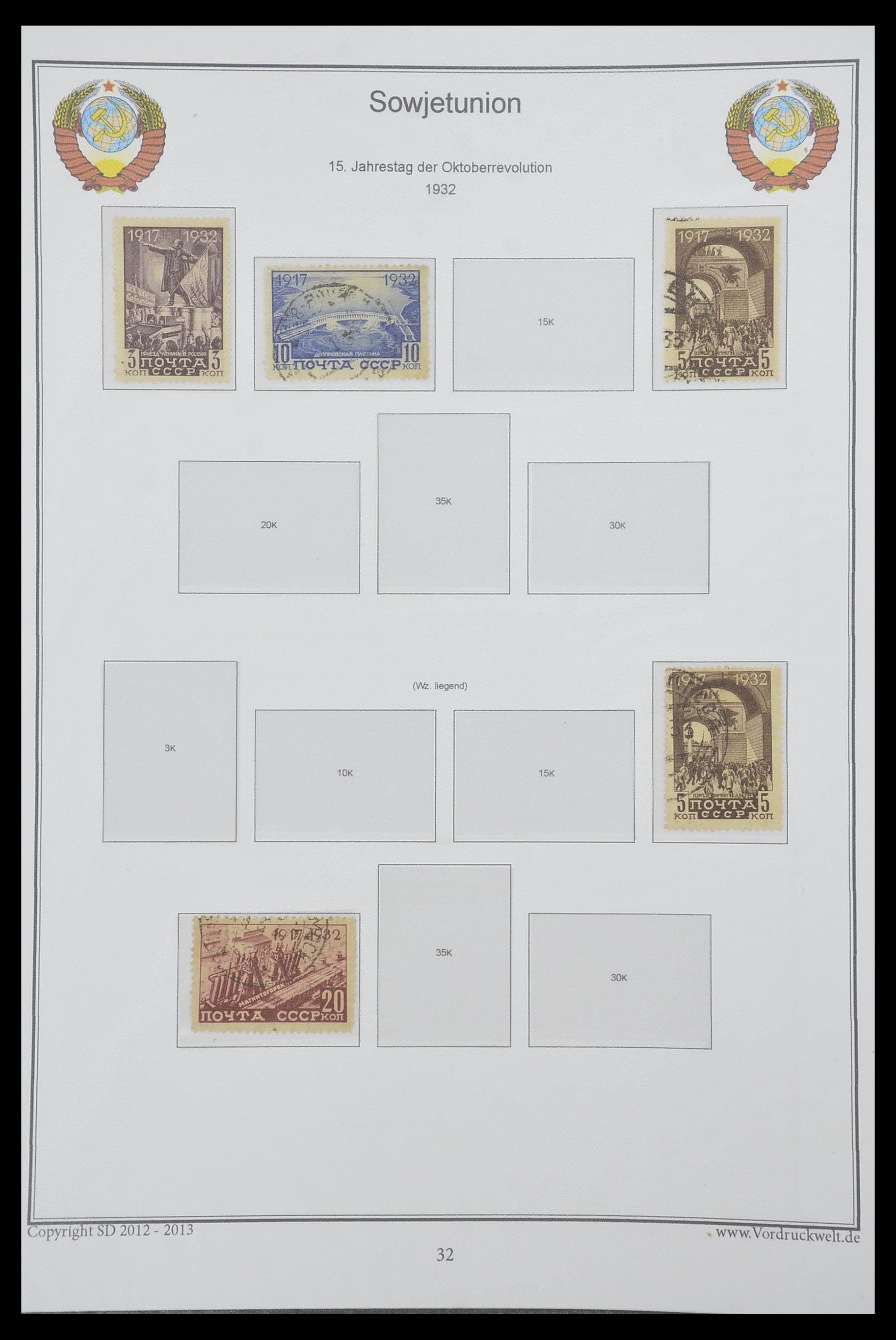 33974 049 - Postzegelverzameling 33974 Rusland 1858-1998.
