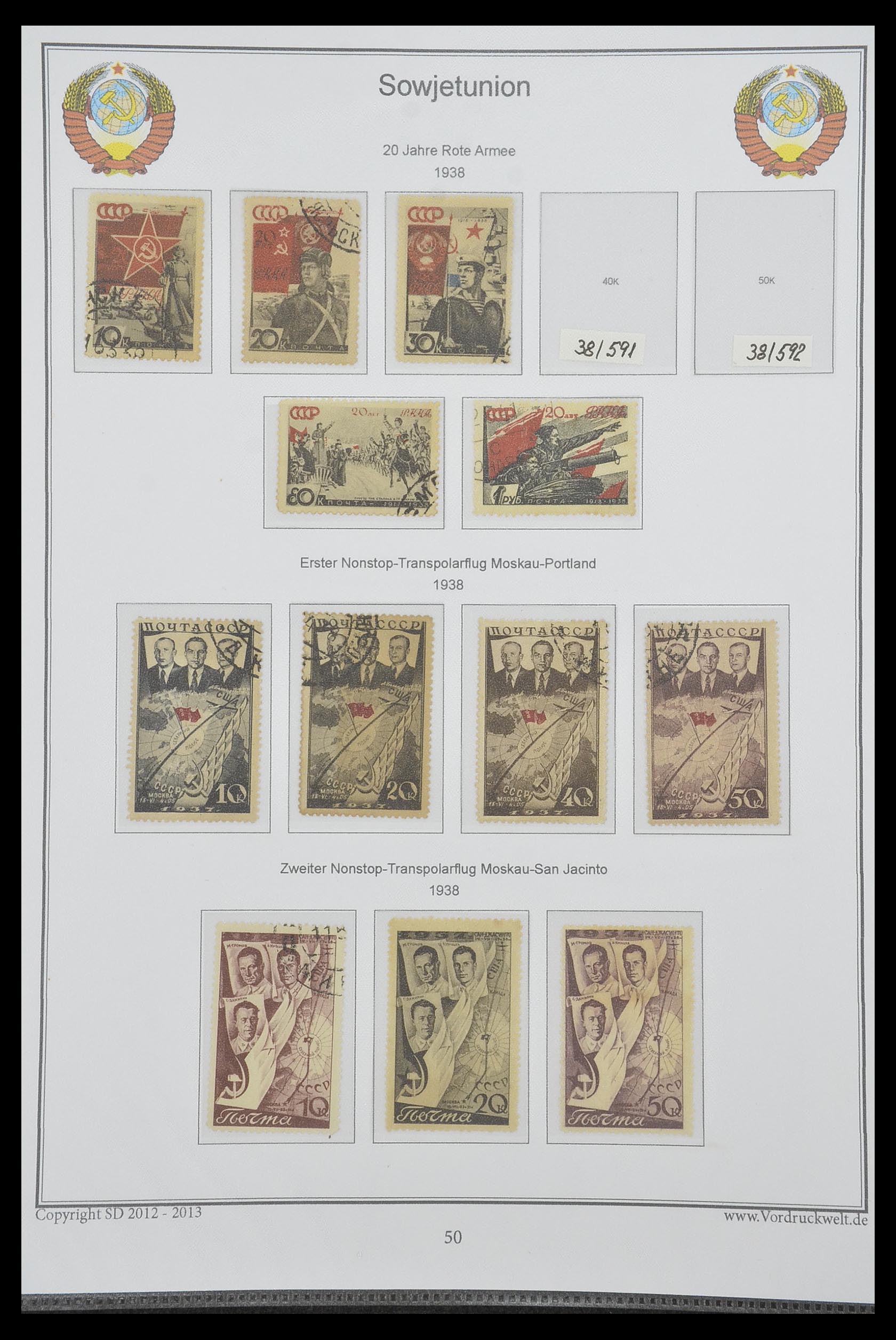 33974 065 - Postzegelverzameling 33974 Rusland 1858-1998.