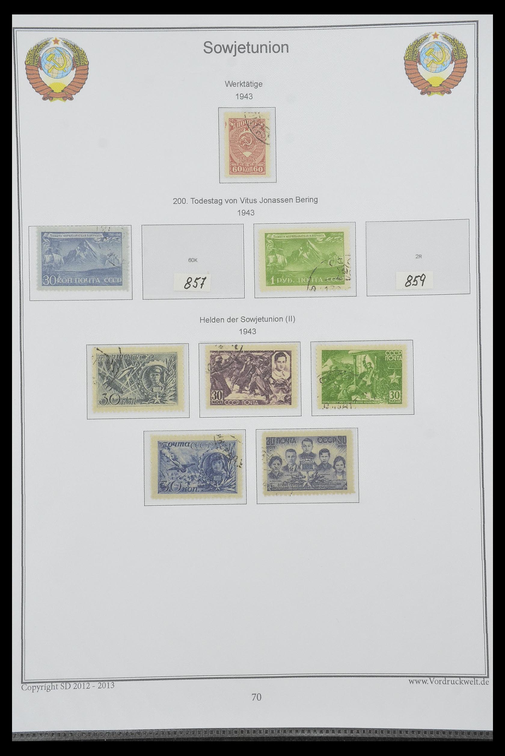 33974 084 - Stamp collection 33974 Russia 1858-1998.