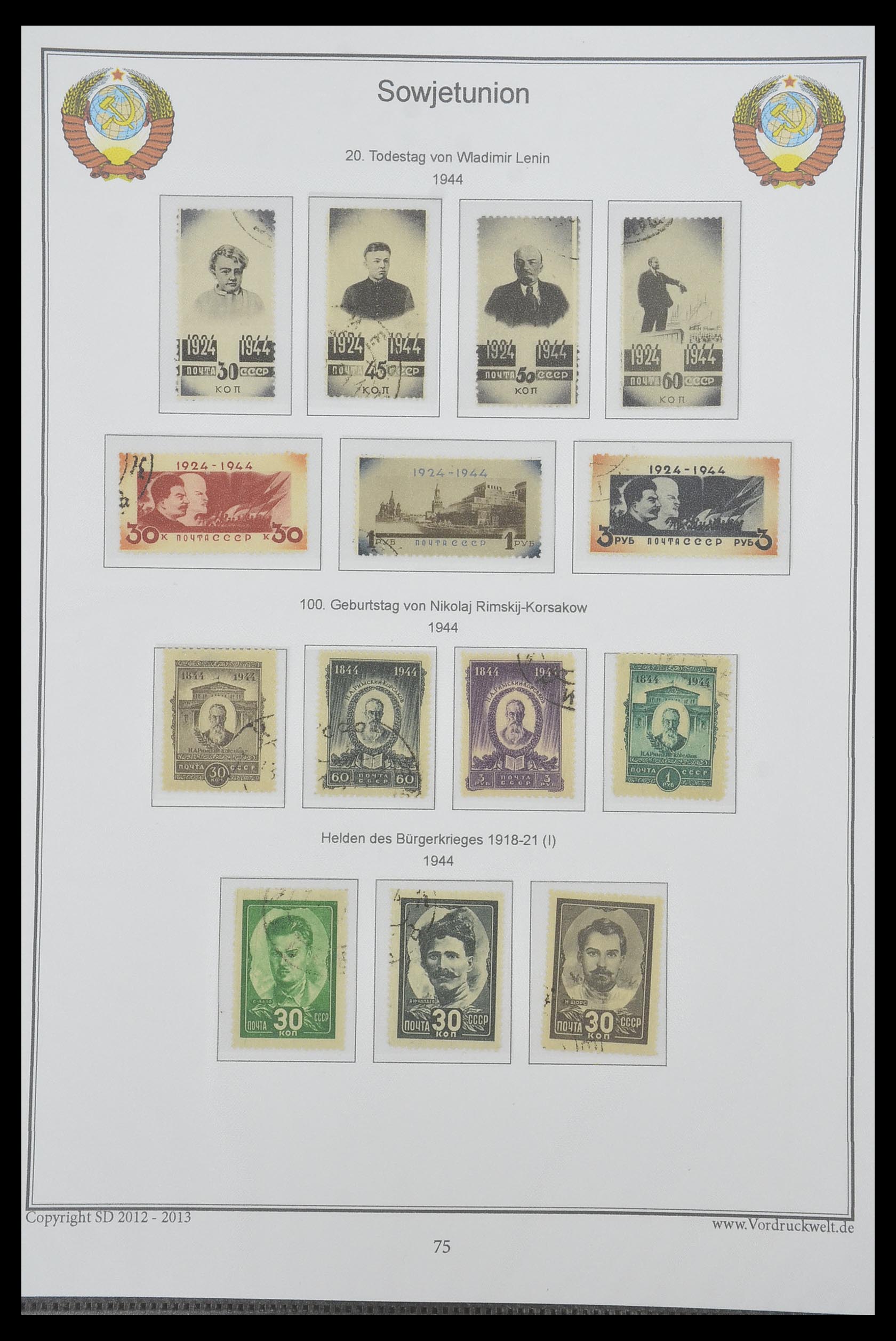 33974 089 - Stamp collection 33974 Russia 1858-1998.