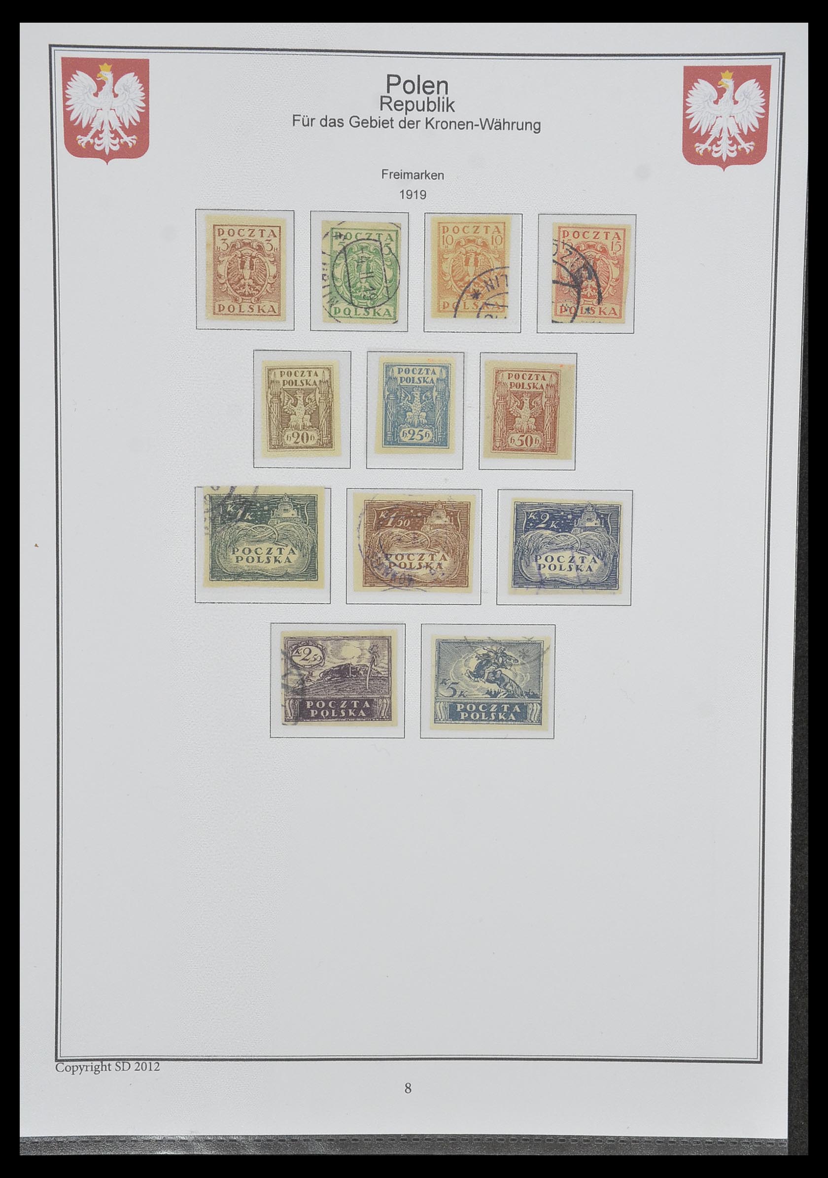 33977 006 - Stamp collection 33977 Poland 1860-2014.