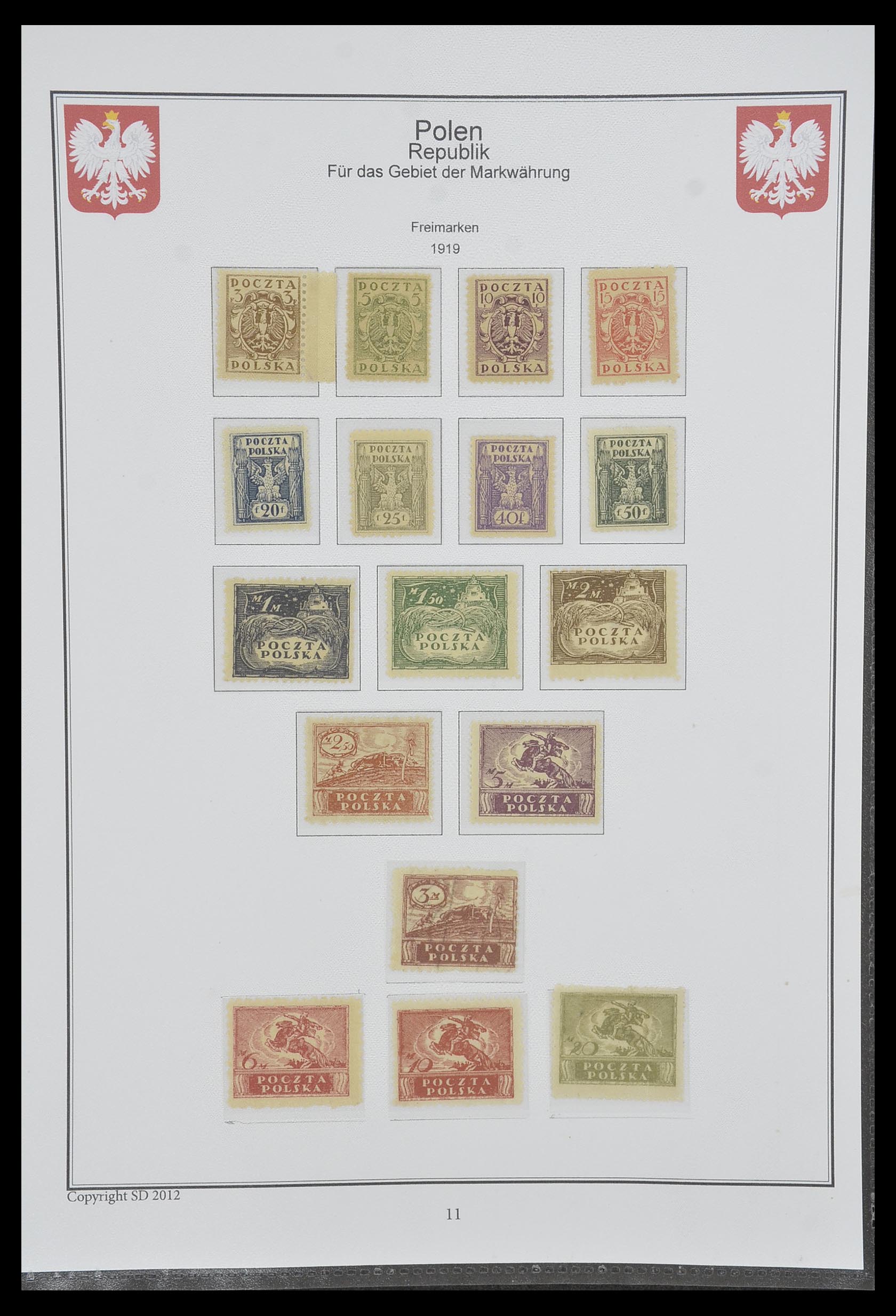 33977 009 - Stamp collection 33977 Poland 1860-2014.