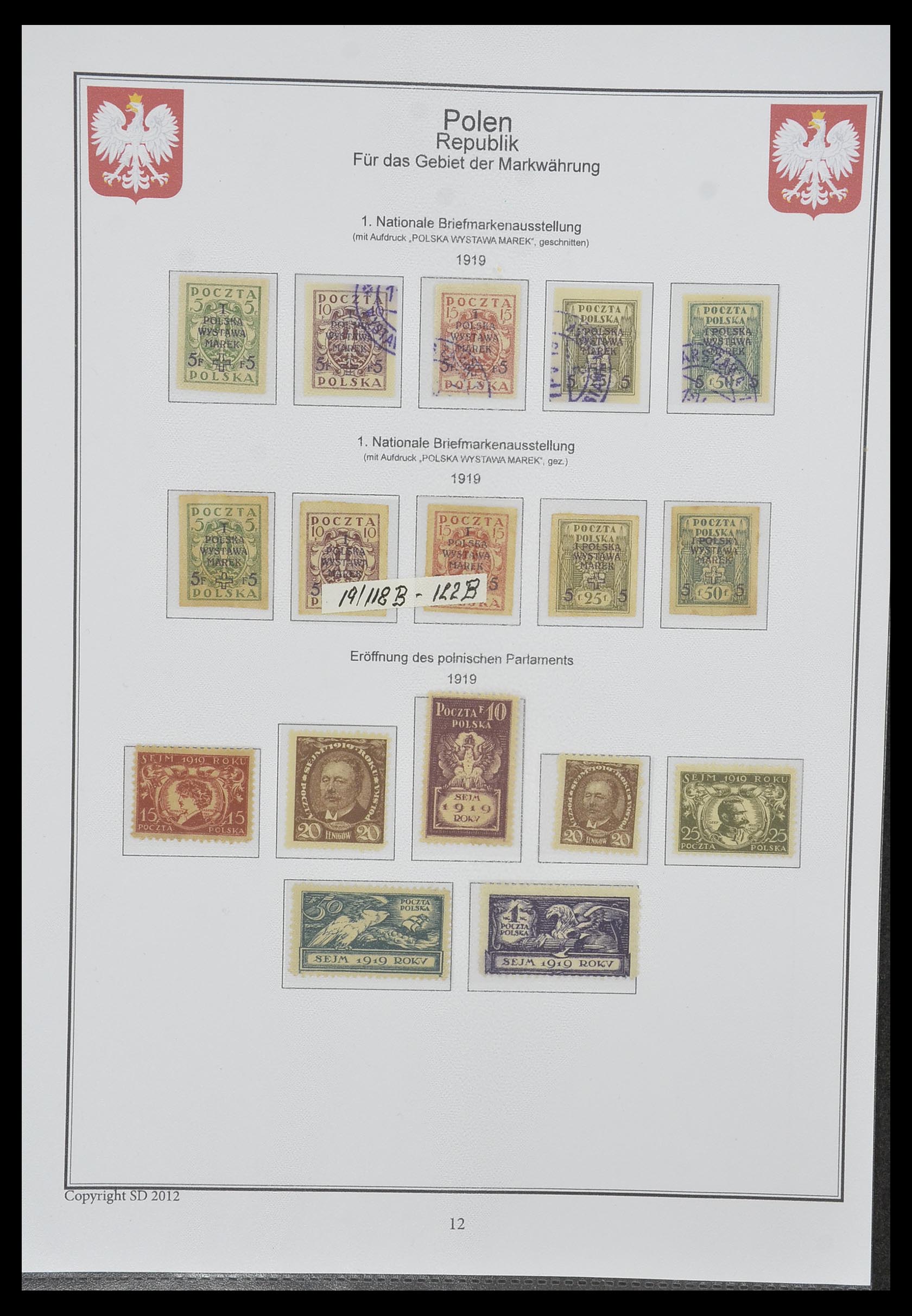33977 010 - Stamp collection 33977 Poland 1860-2014.