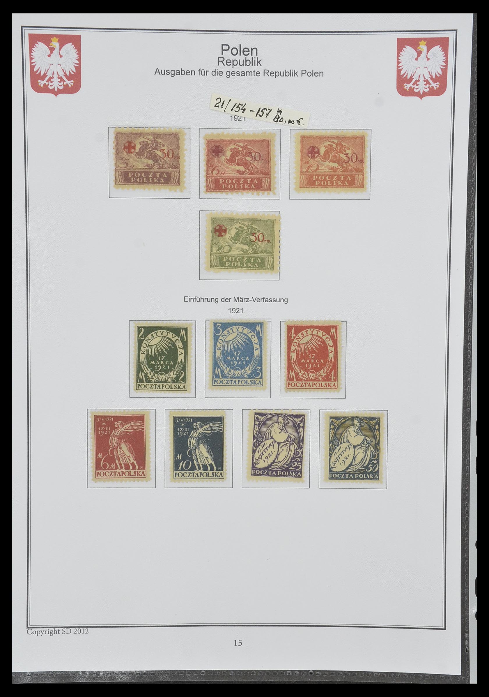 33977 013 - Stamp collection 33977 Poland 1860-2014.