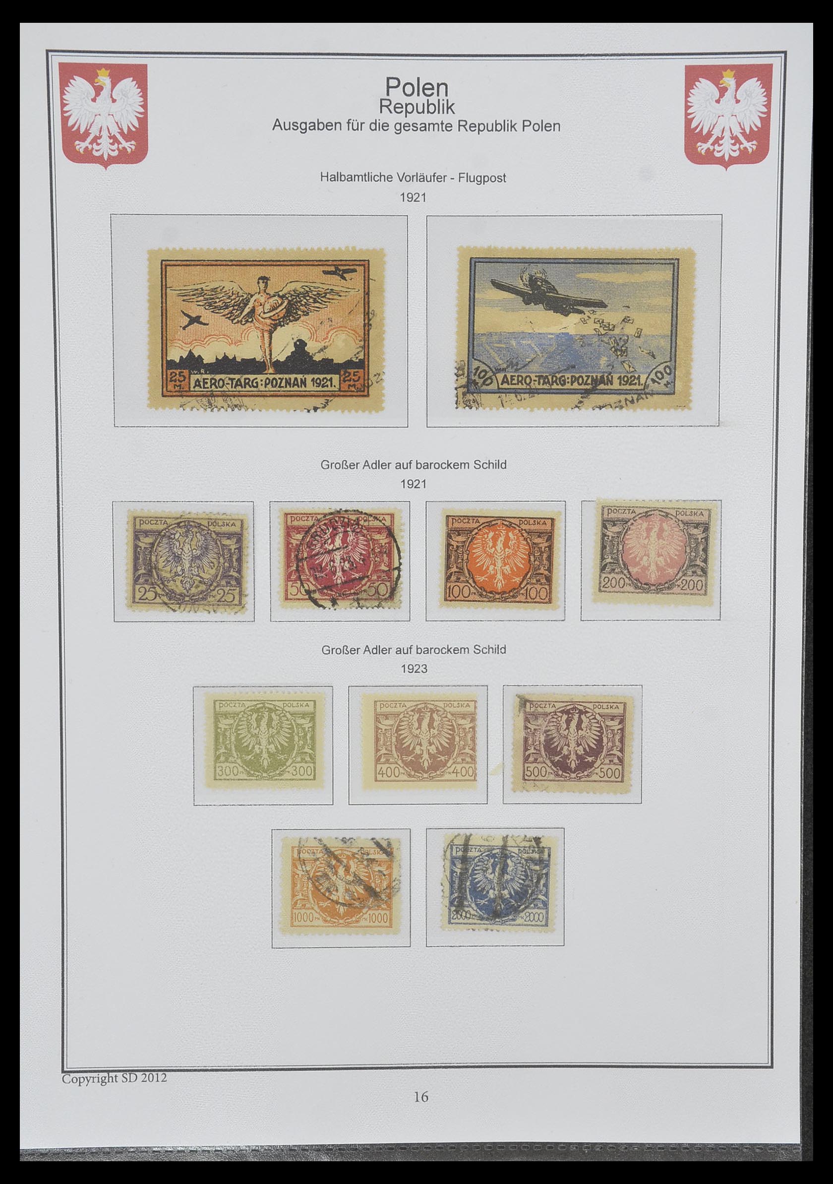 33977 014 - Stamp collection 33977 Poland 1860-2014.