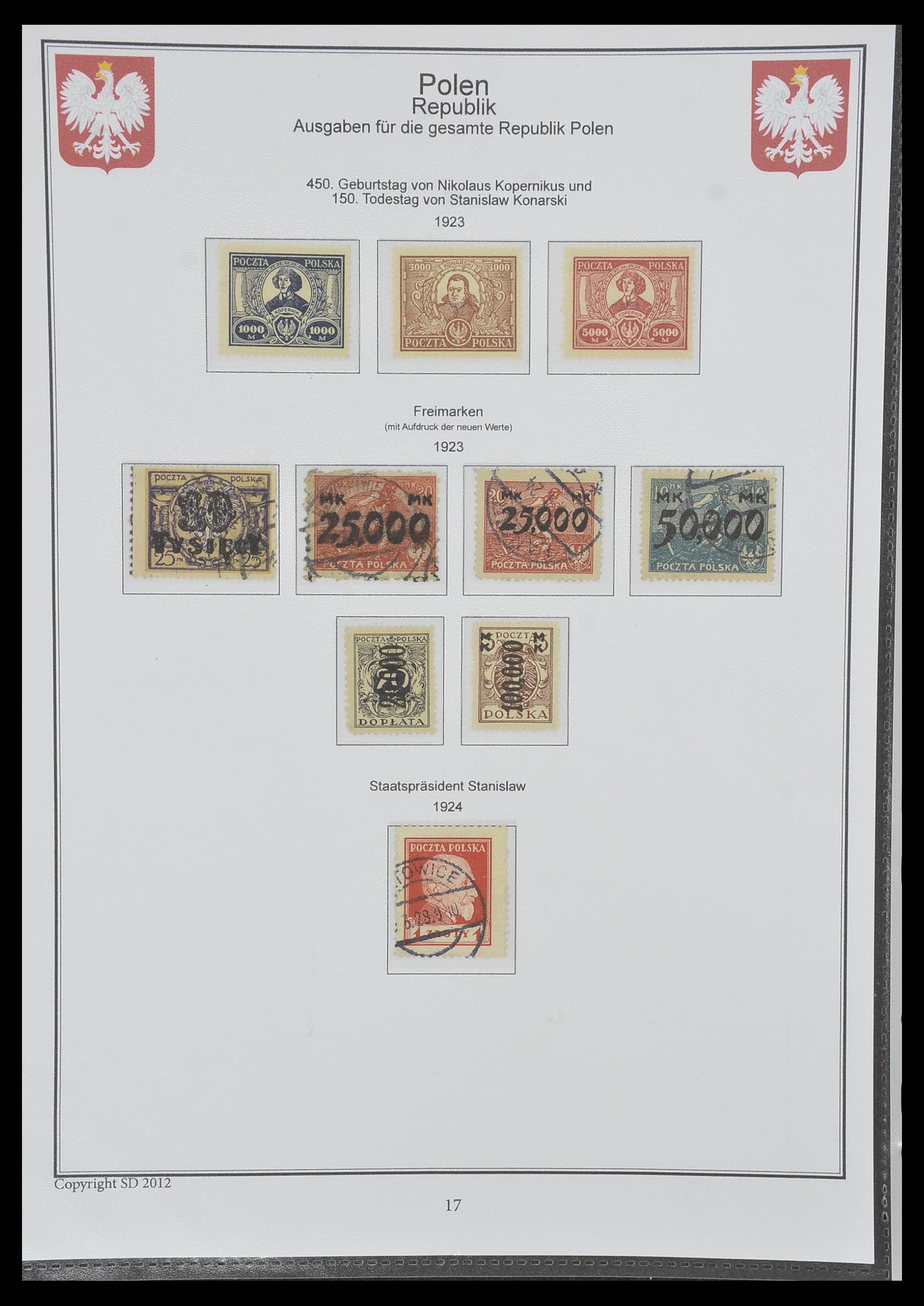 33977 015 - Stamp collection 33977 Poland 1860-2014.
