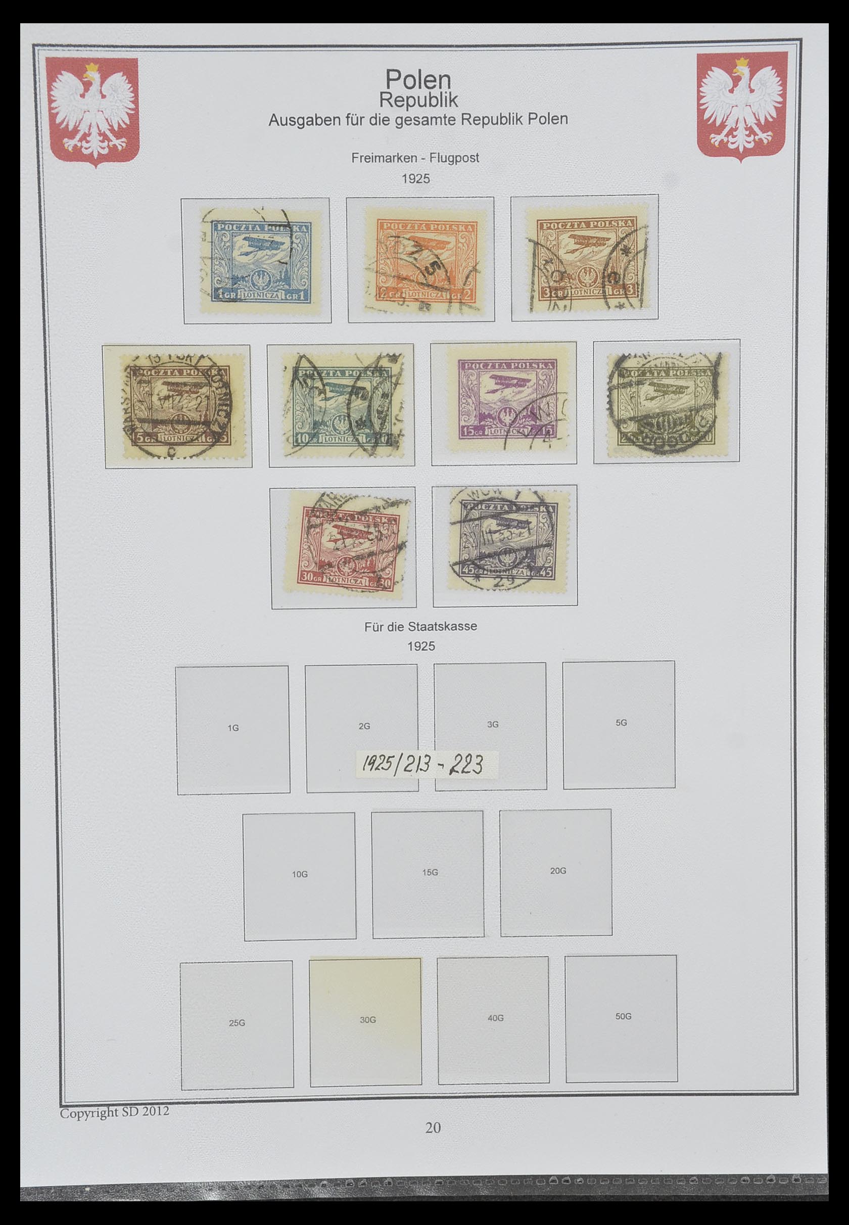 33977 018 - Stamp collection 33977 Poland 1860-2014.