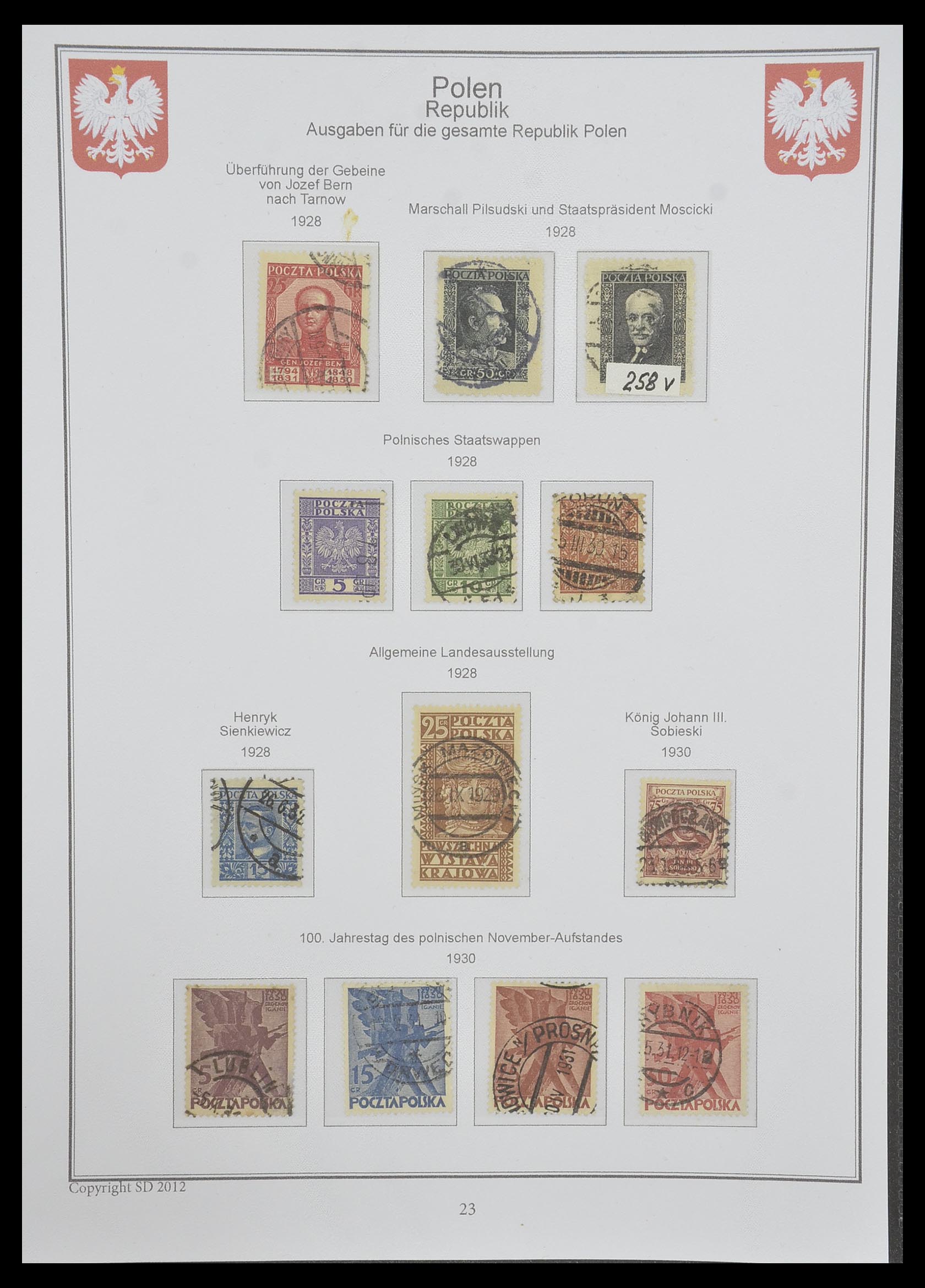 33977 021 - Stamp collection 33977 Poland 1860-2014.