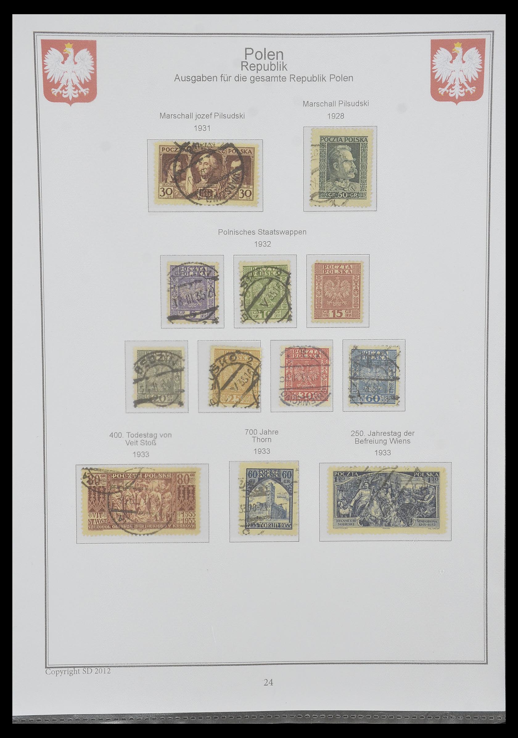 33977 022 - Stamp collection 33977 Poland 1860-2014.
