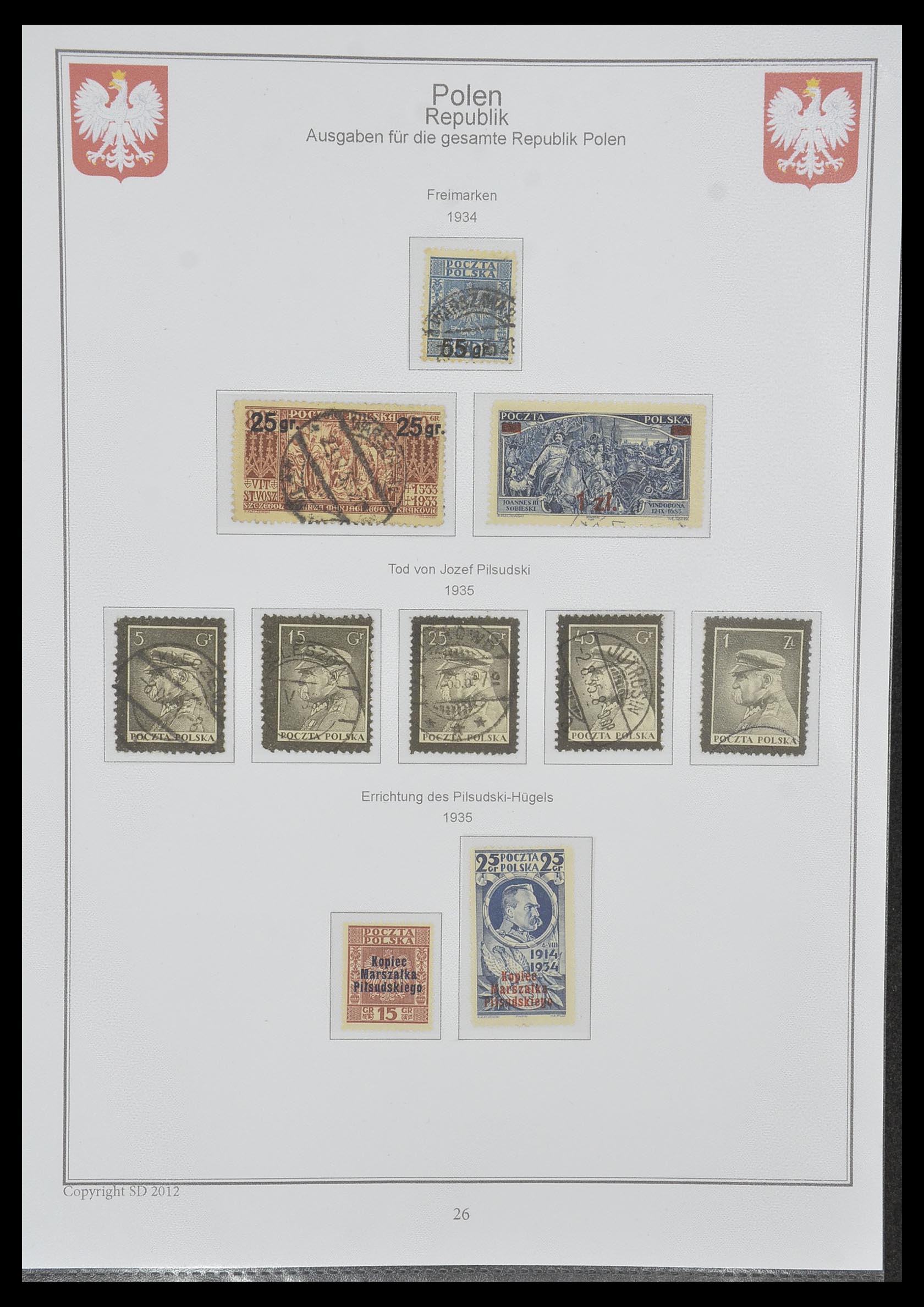 33977 024 - Stamp collection 33977 Poland 1860-2014.