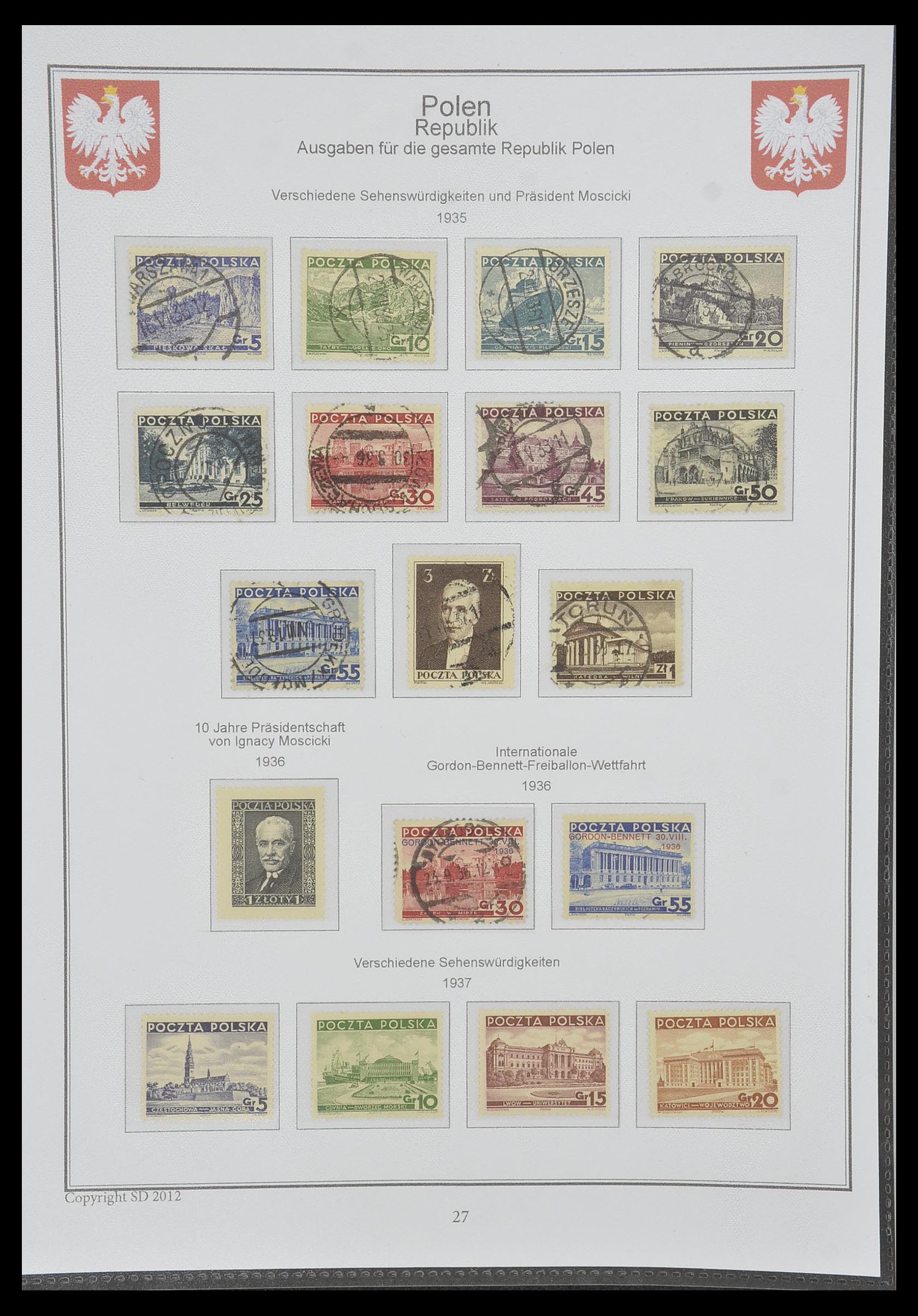 33977 025 - Stamp collection 33977 Poland 1860-2014.