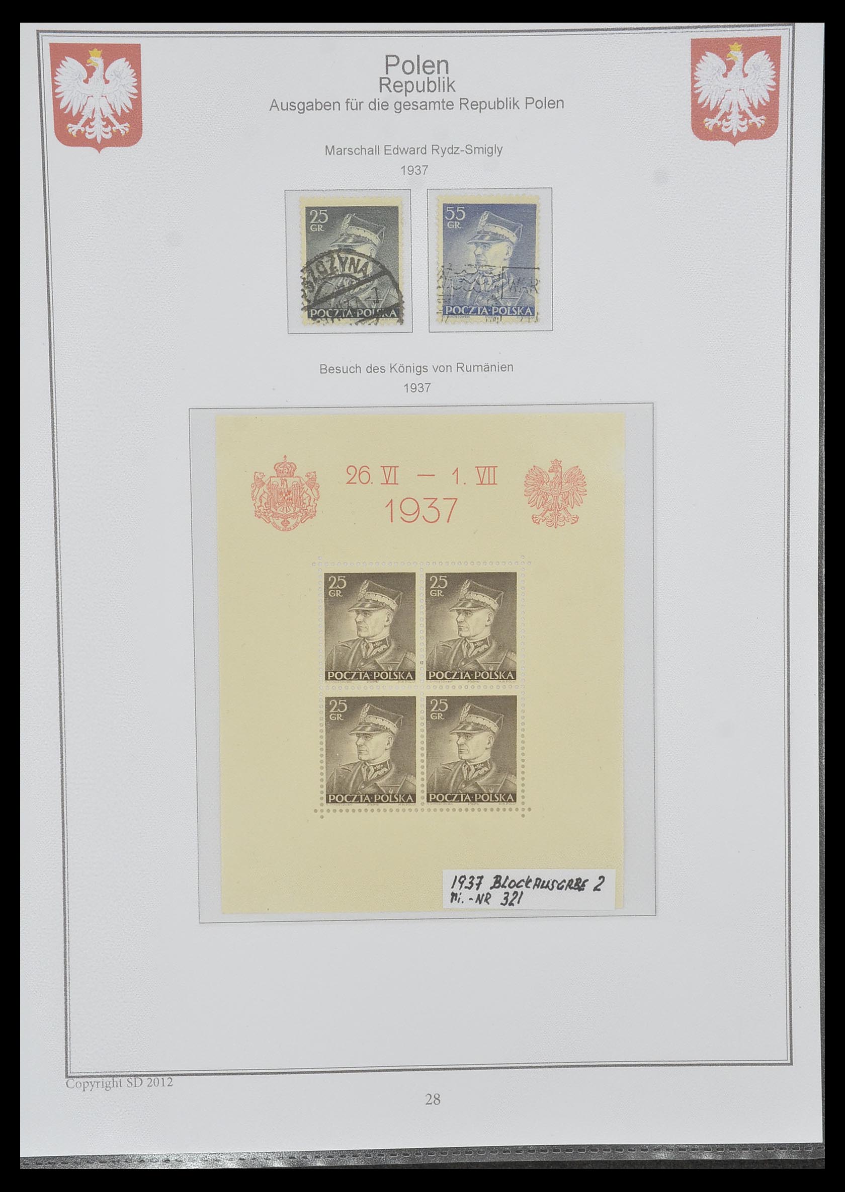 33977 026 - Stamp collection 33977 Poland 1860-2014.