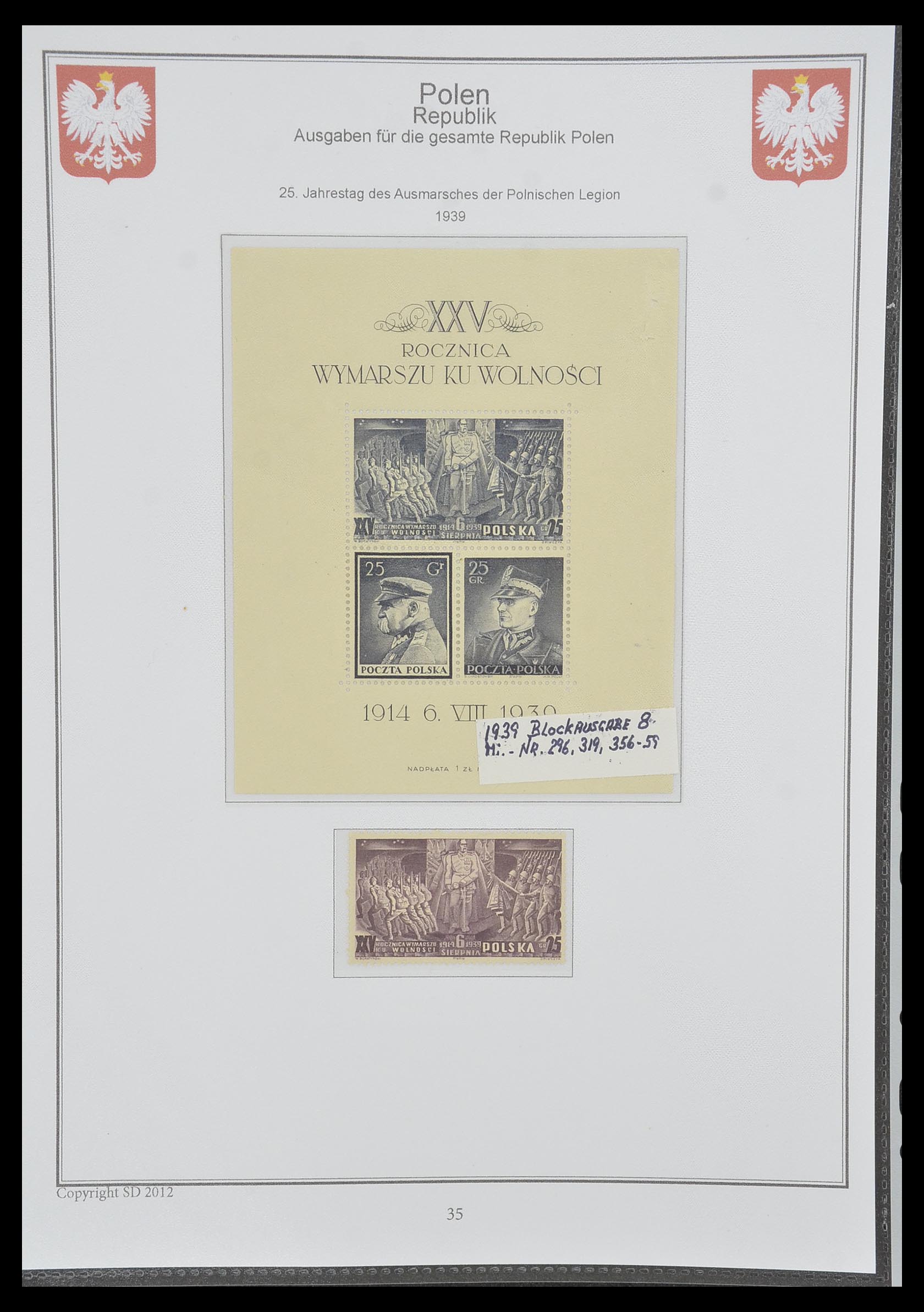 33977 034 - Postzegelverzameling 33977 Polen 1860-2014.